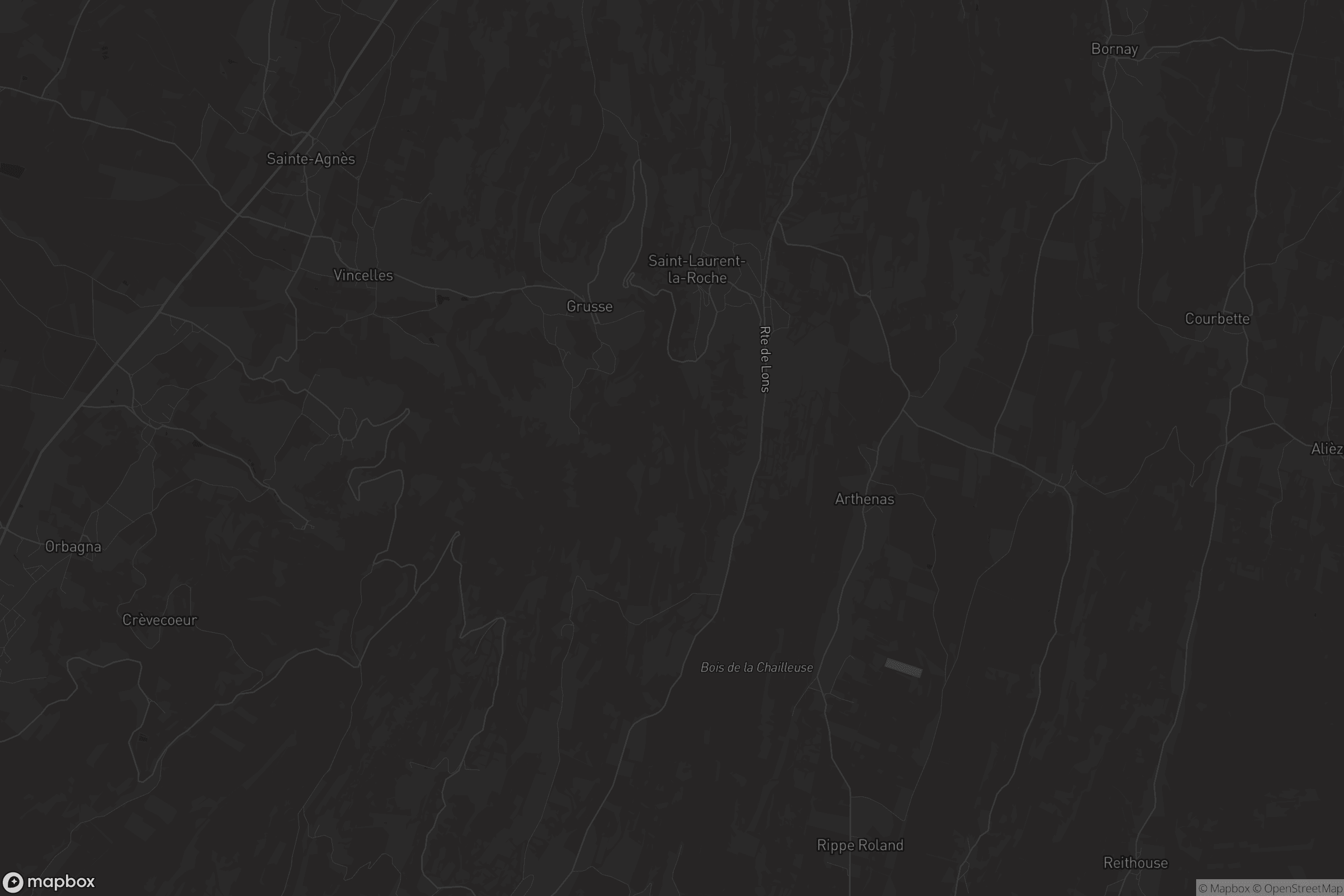 Carte de Saint-Laurent-la-Roche