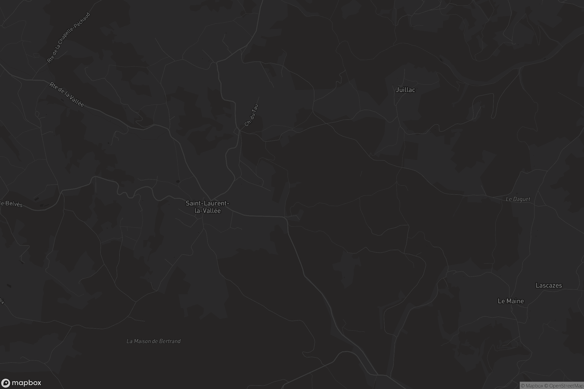 Carte de Saint-Laurent-la-Vallée