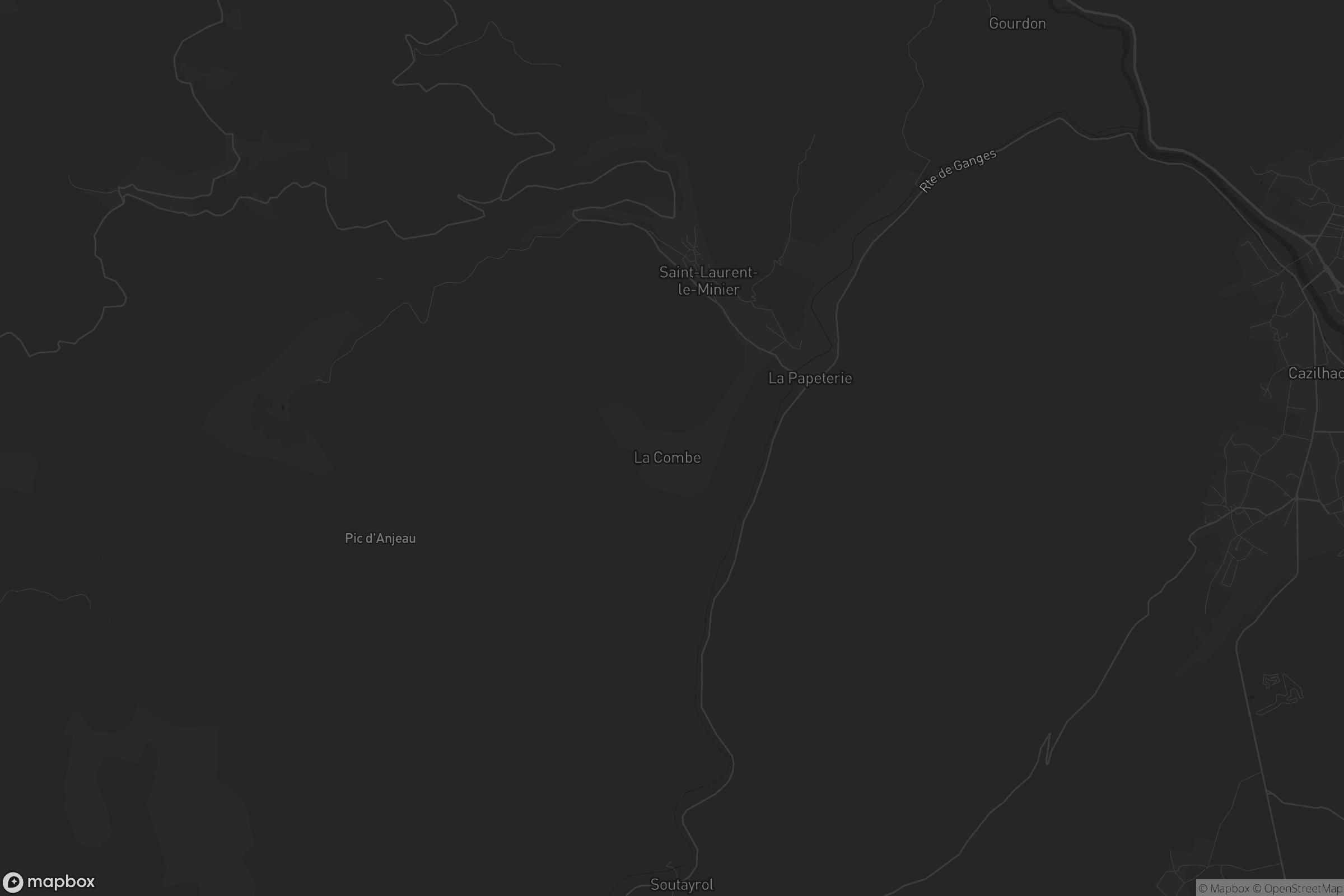 Carte de Saint-Laurent-le-Minier