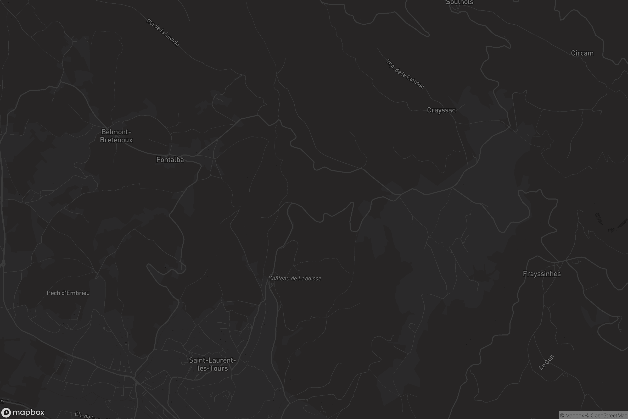 Carte de Saint-Laurent-les-Tours