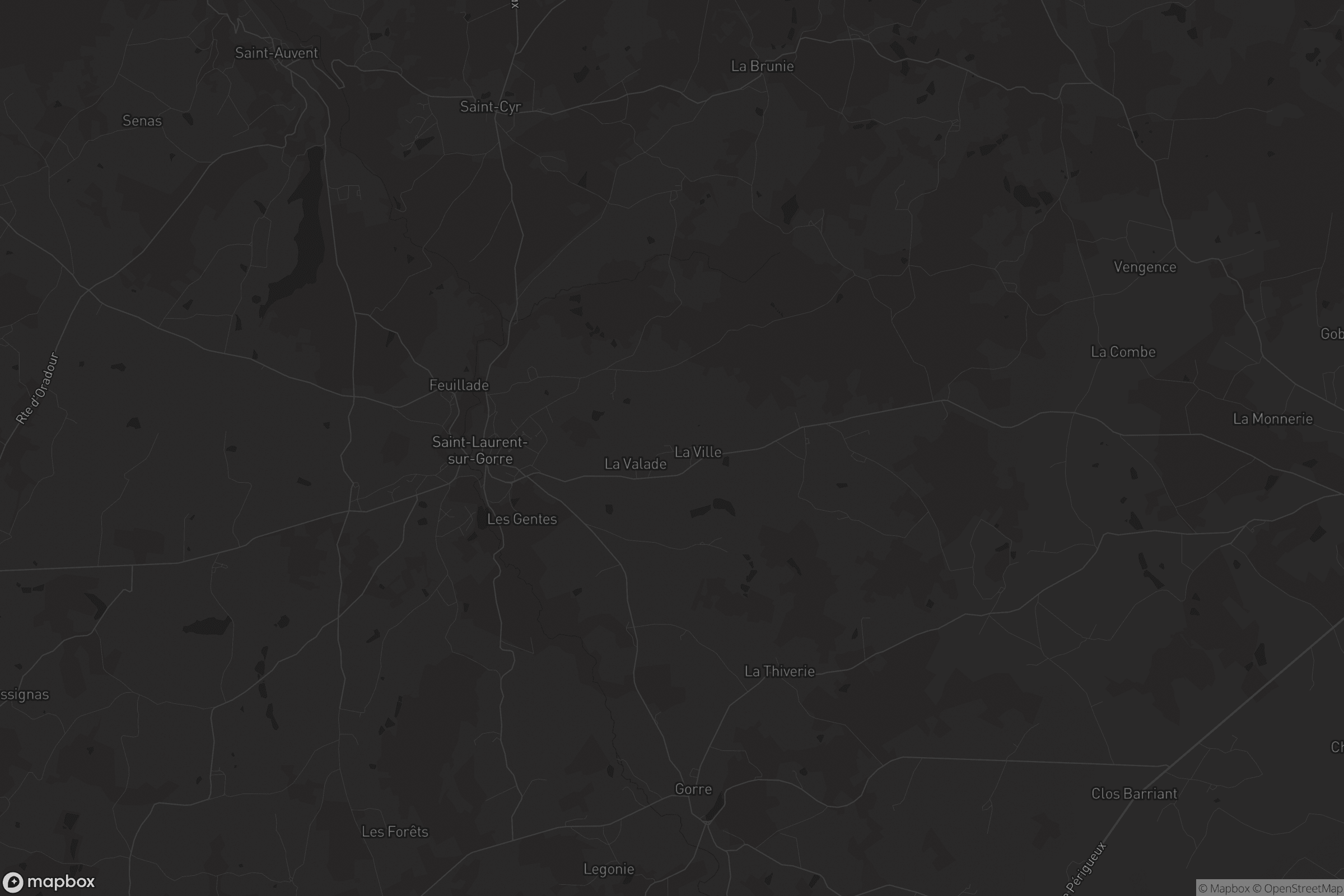 Carte de Saint-Laurent-sur-Gorre