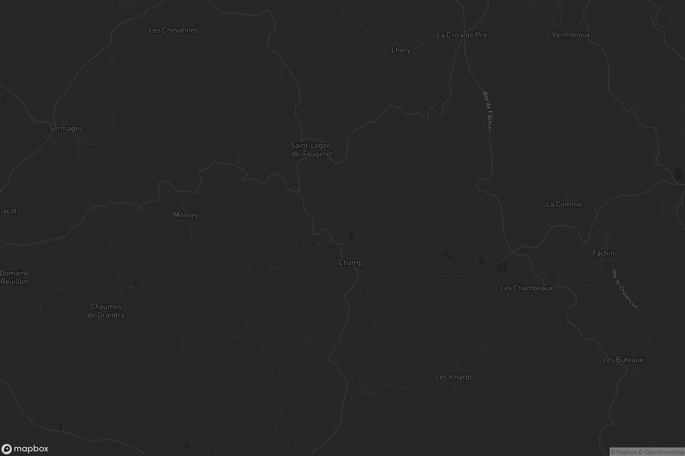 Carte de Saint-Léger-de-Fougeret