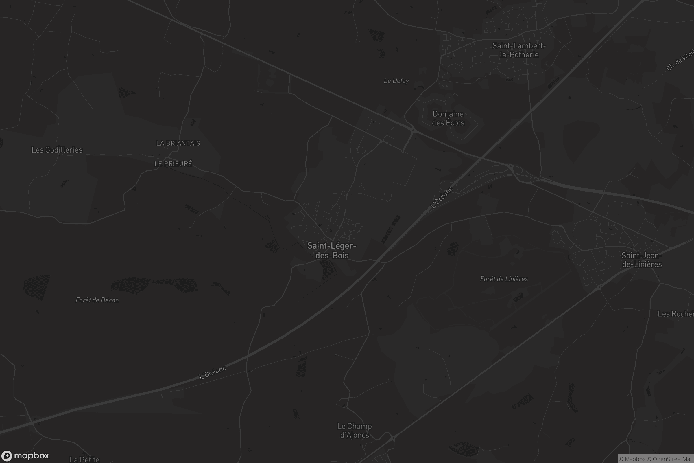 Carte de Saint-Léger-de-Linières