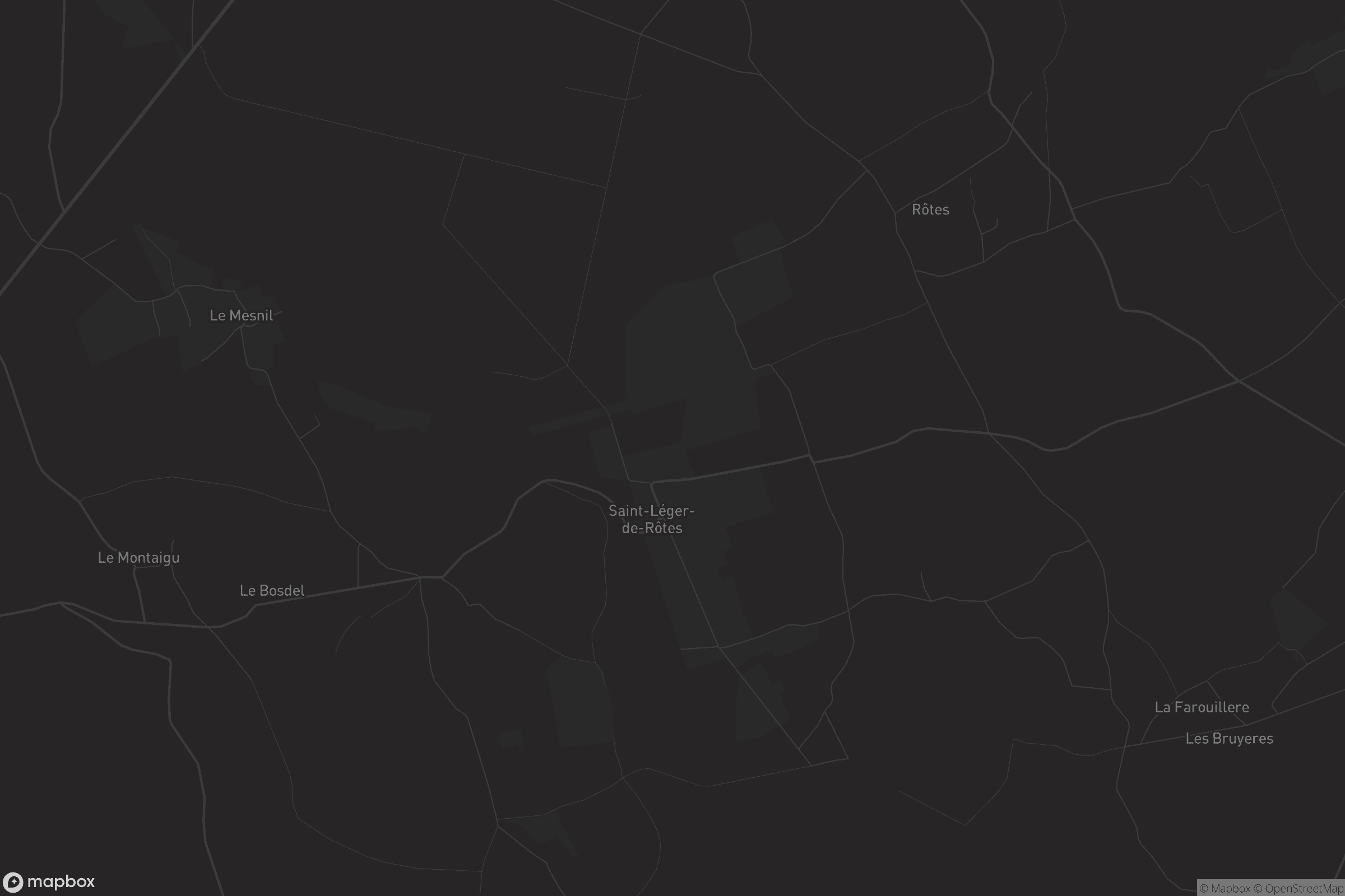 Carte de Saint-Léger-de-Rôtes