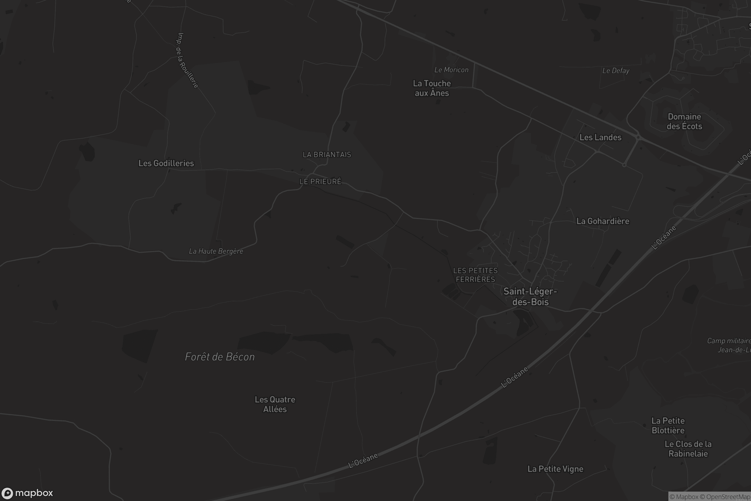 Carte de Saint-Léger-des-Bois