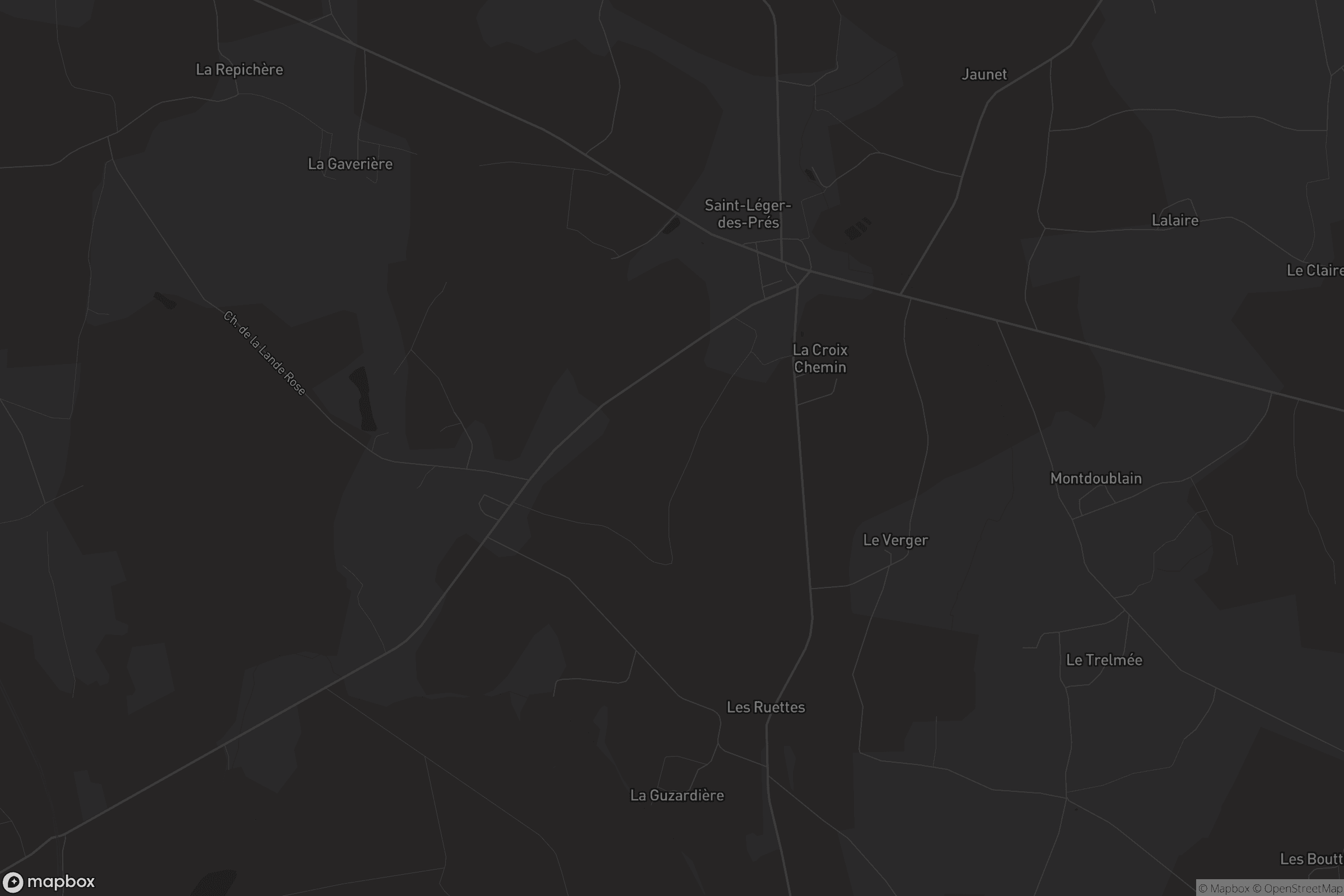 Carte de Saint-Léger-des-Prés