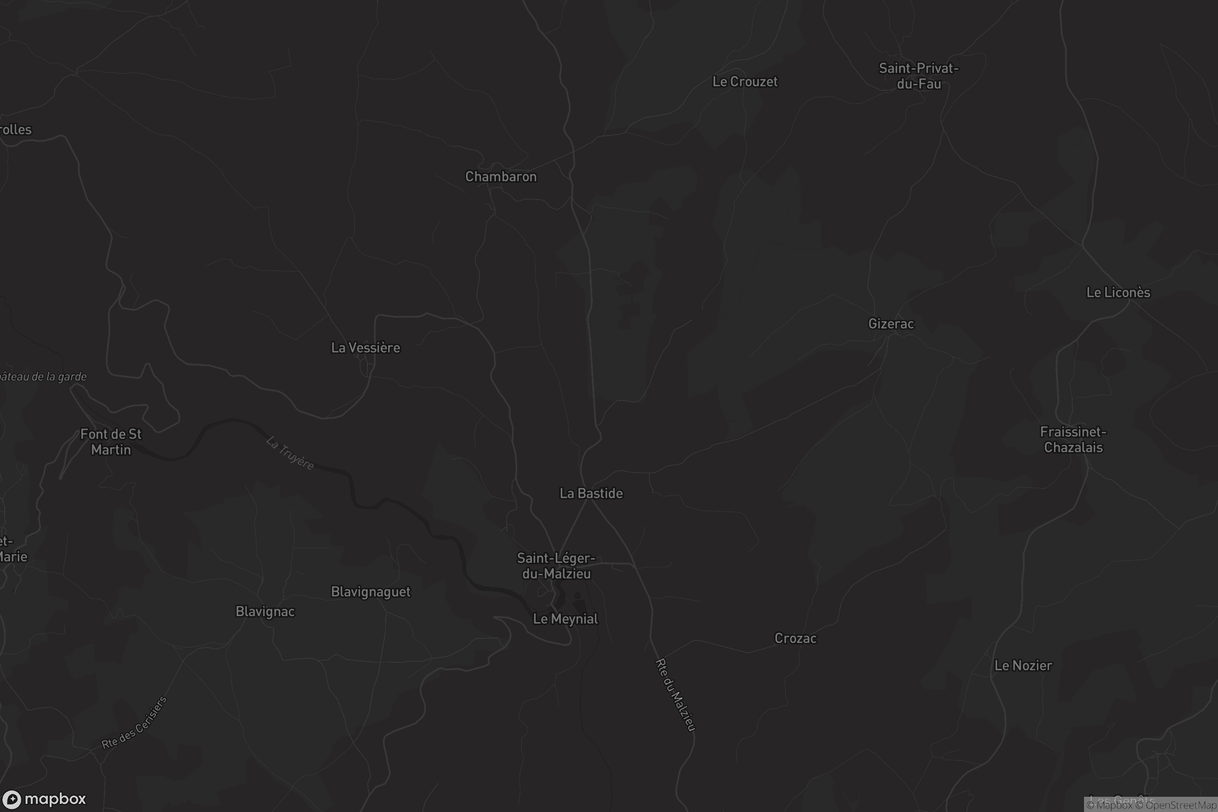 Carte de Saint-Léger-du-Malzieu