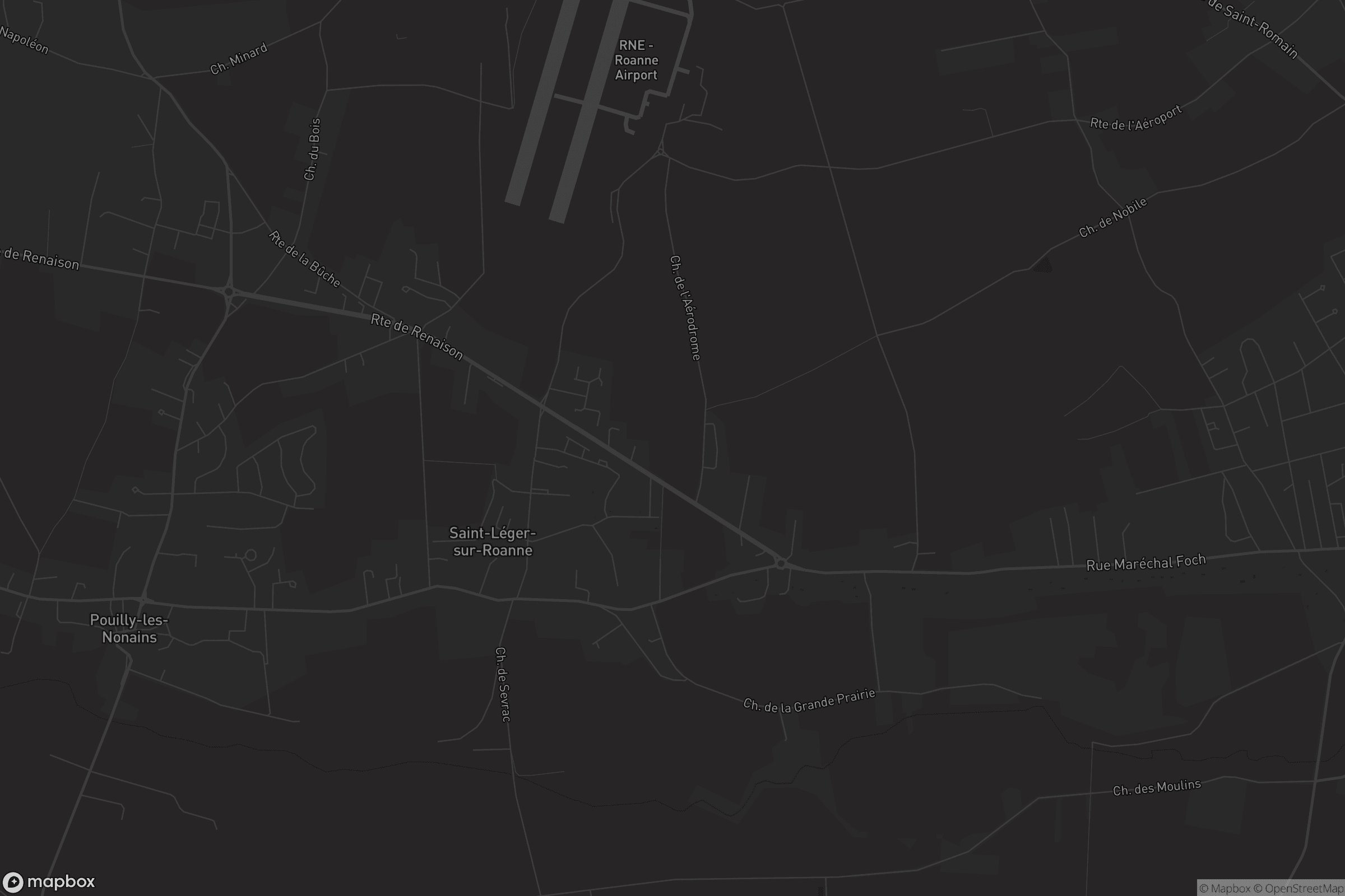 Carte de Saint-Léger-sur-Roanne