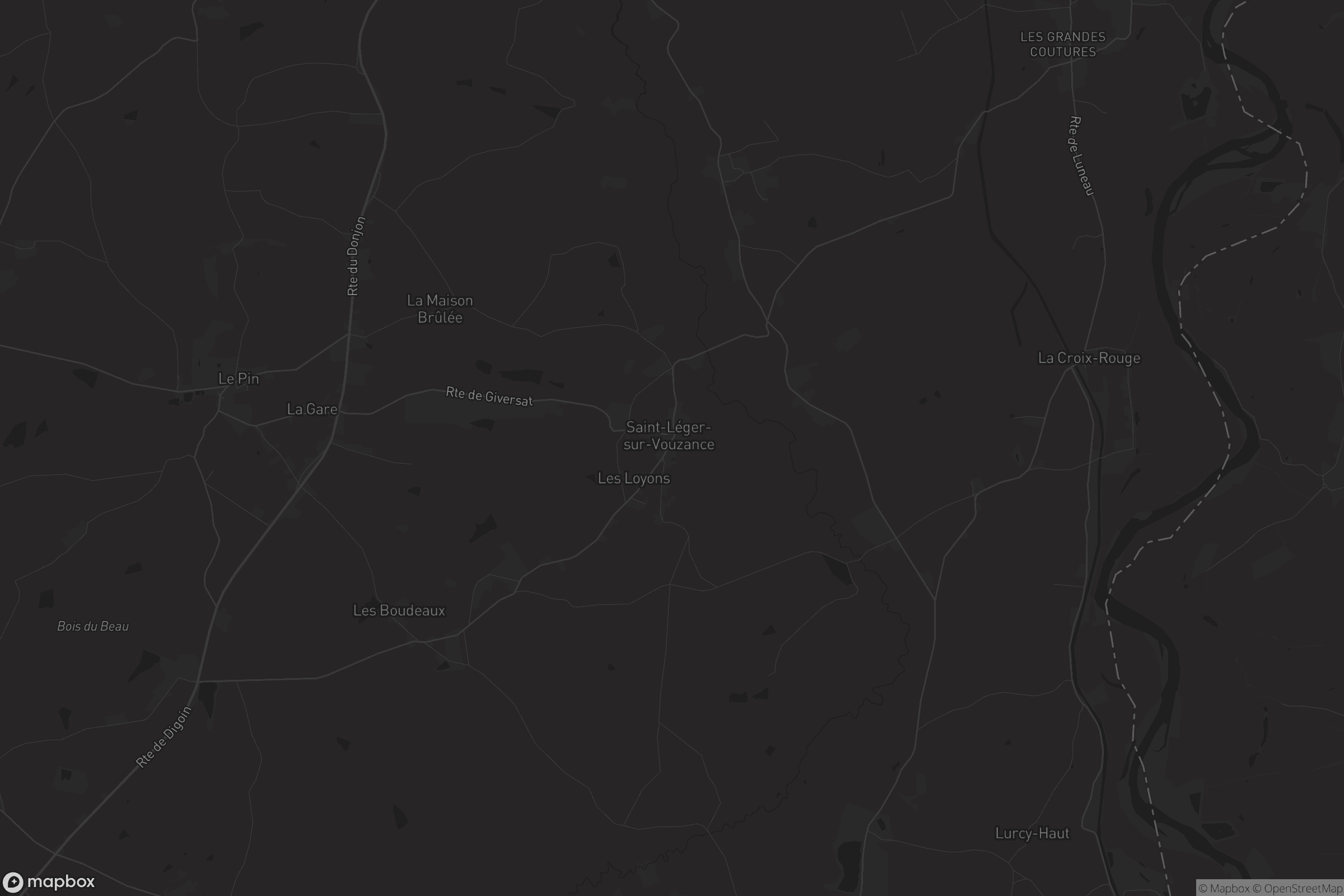 Carte de Saint-Léger-sur-Vouzance