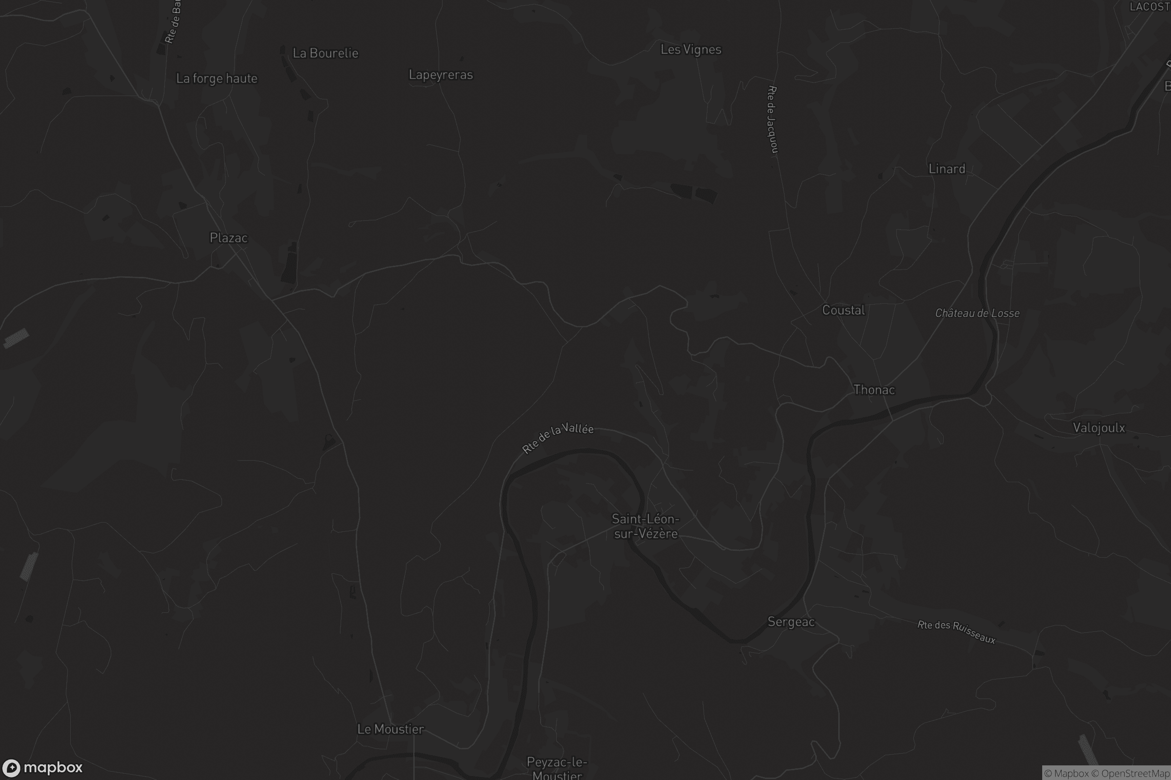 Carte de Saint-Léon-sur-Vézère