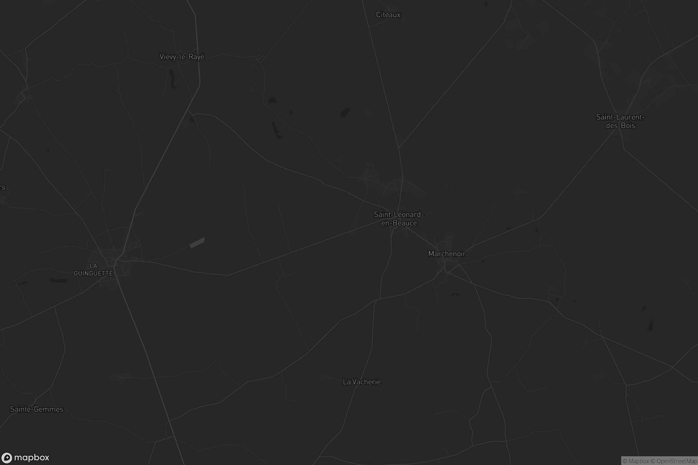 Carte de Saint-Léonard-en-Beauce