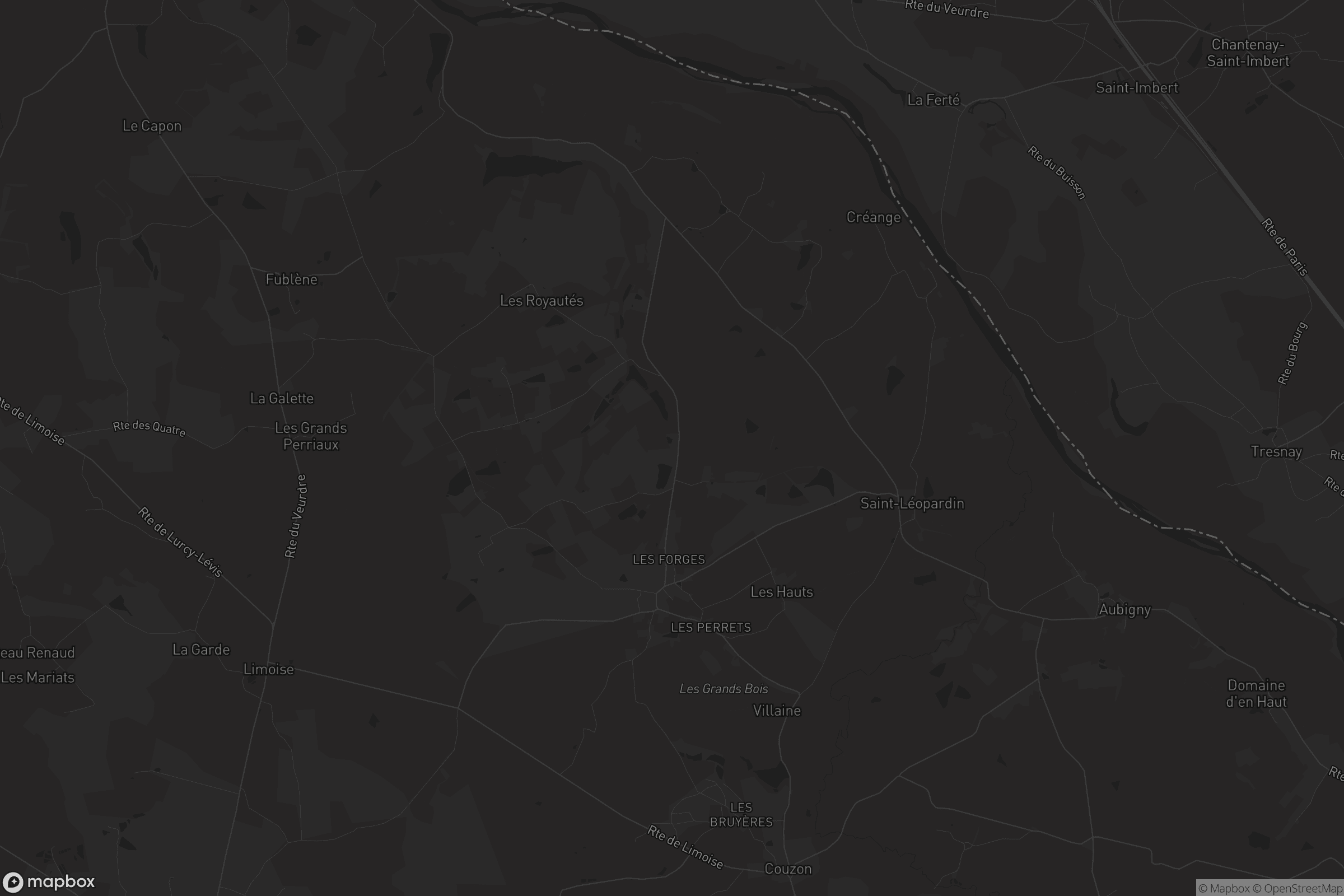 Carte de Saint-Léopardin-d'Augy