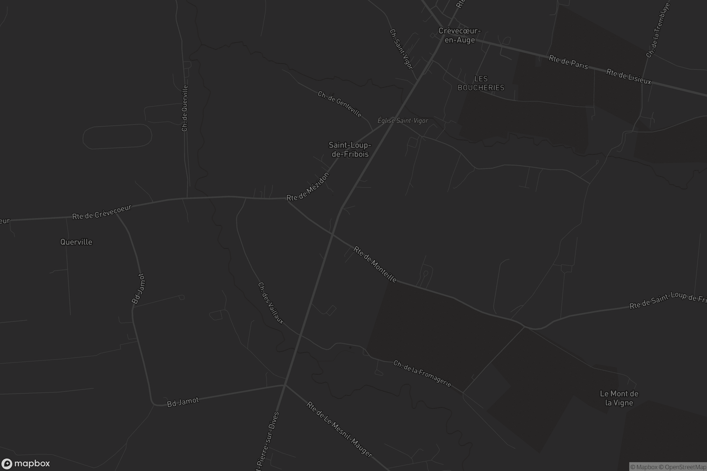 Carte de Saint-Loup-de-Fribois