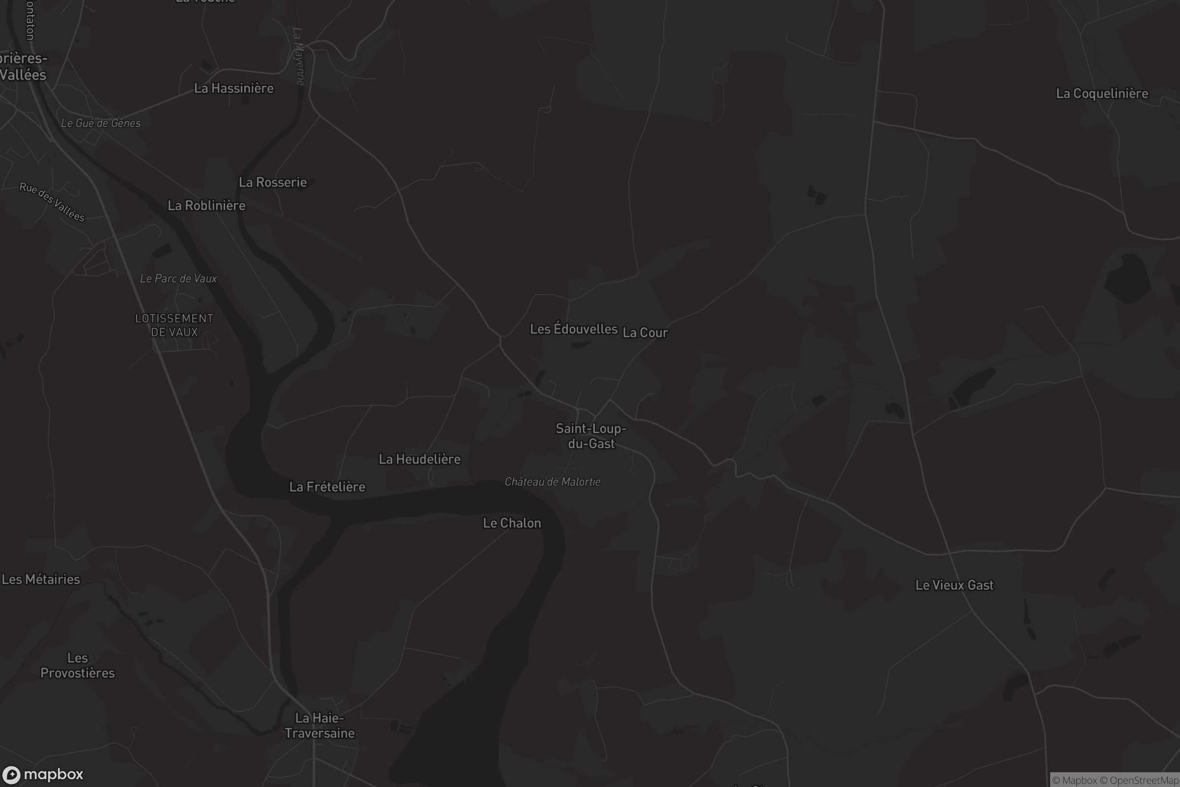 Carte de Saint-Loup-du-Gast