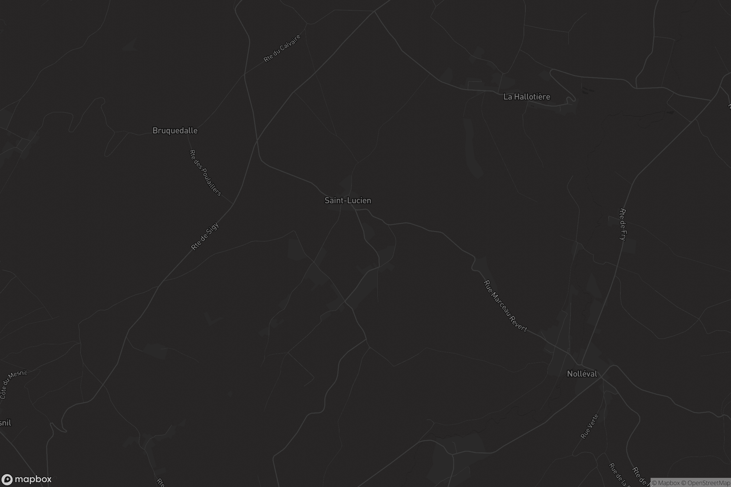 Carte de Saint-Lucien