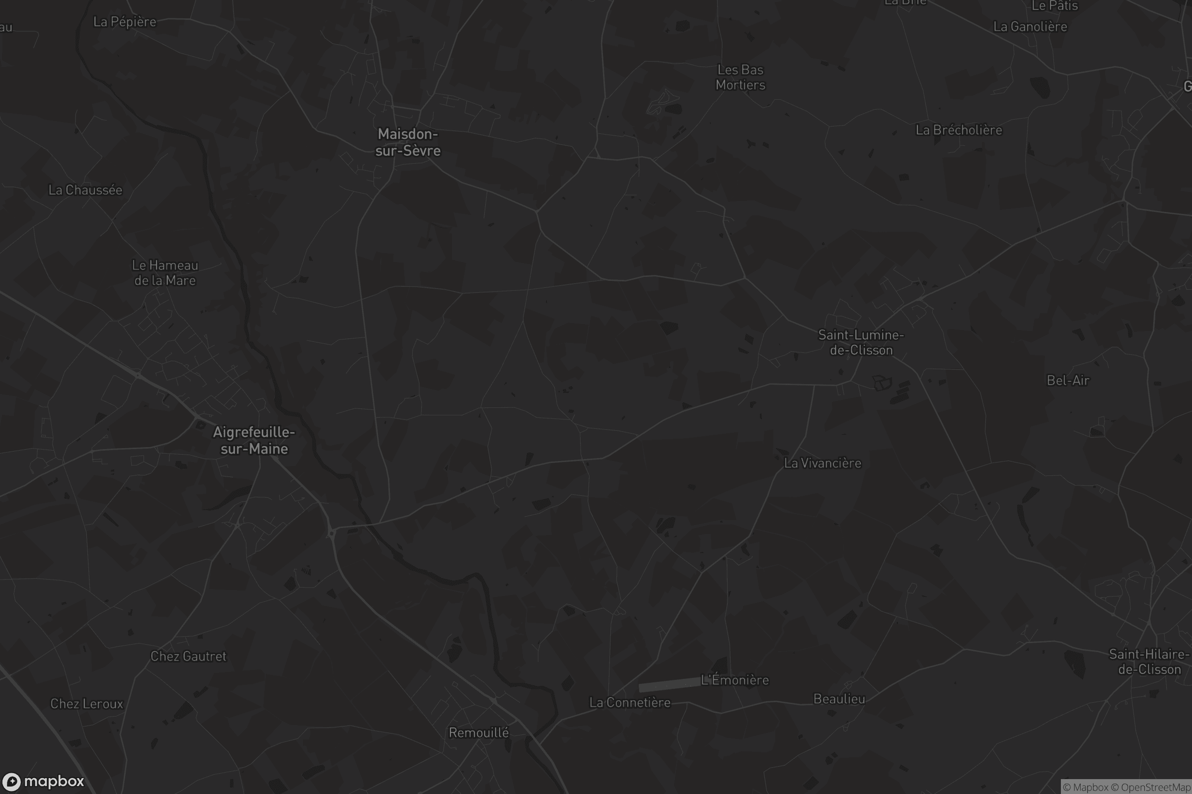 Carte de Saint-Lumine-de-Clisson