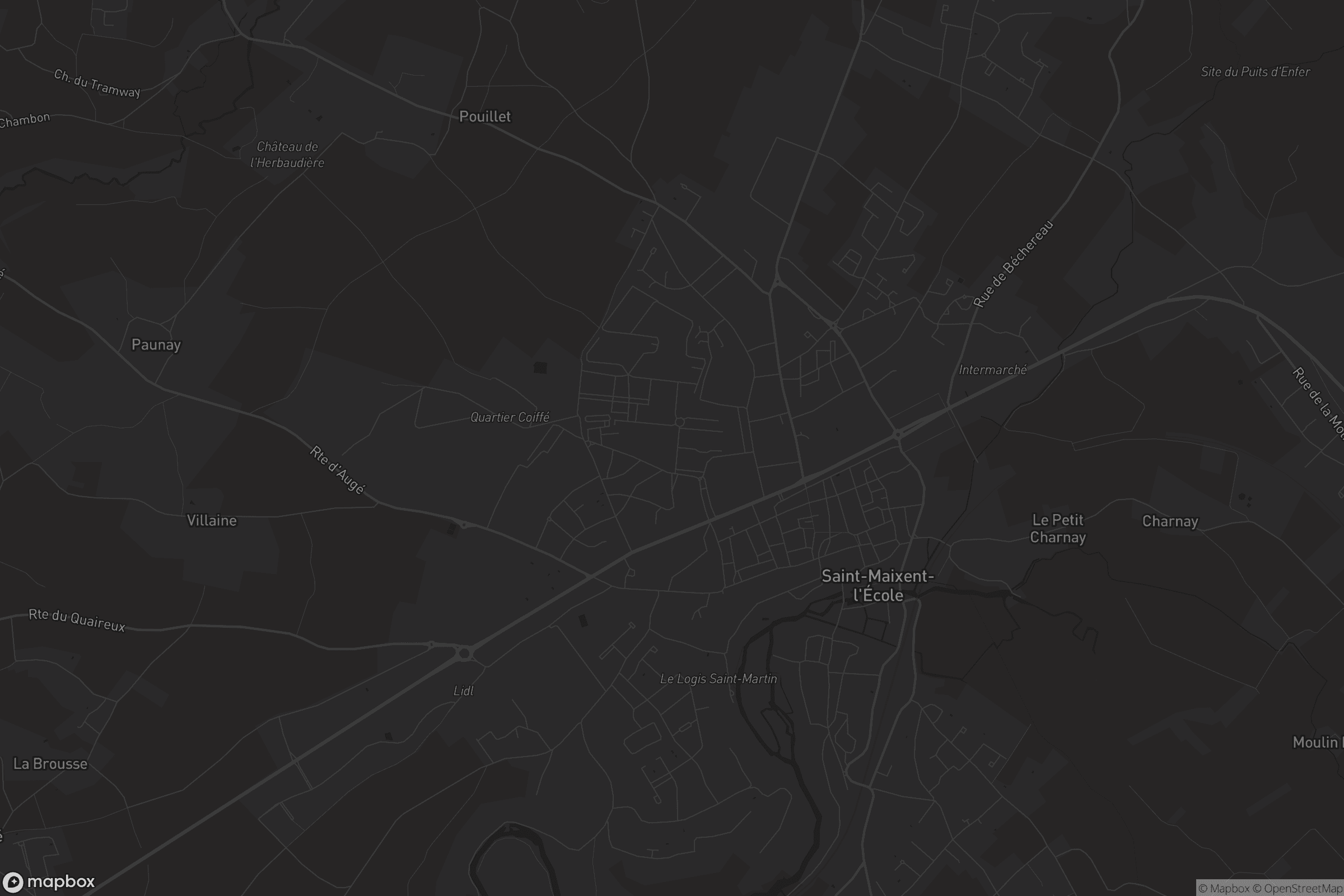 Carte de Saint-Maixent-l'École