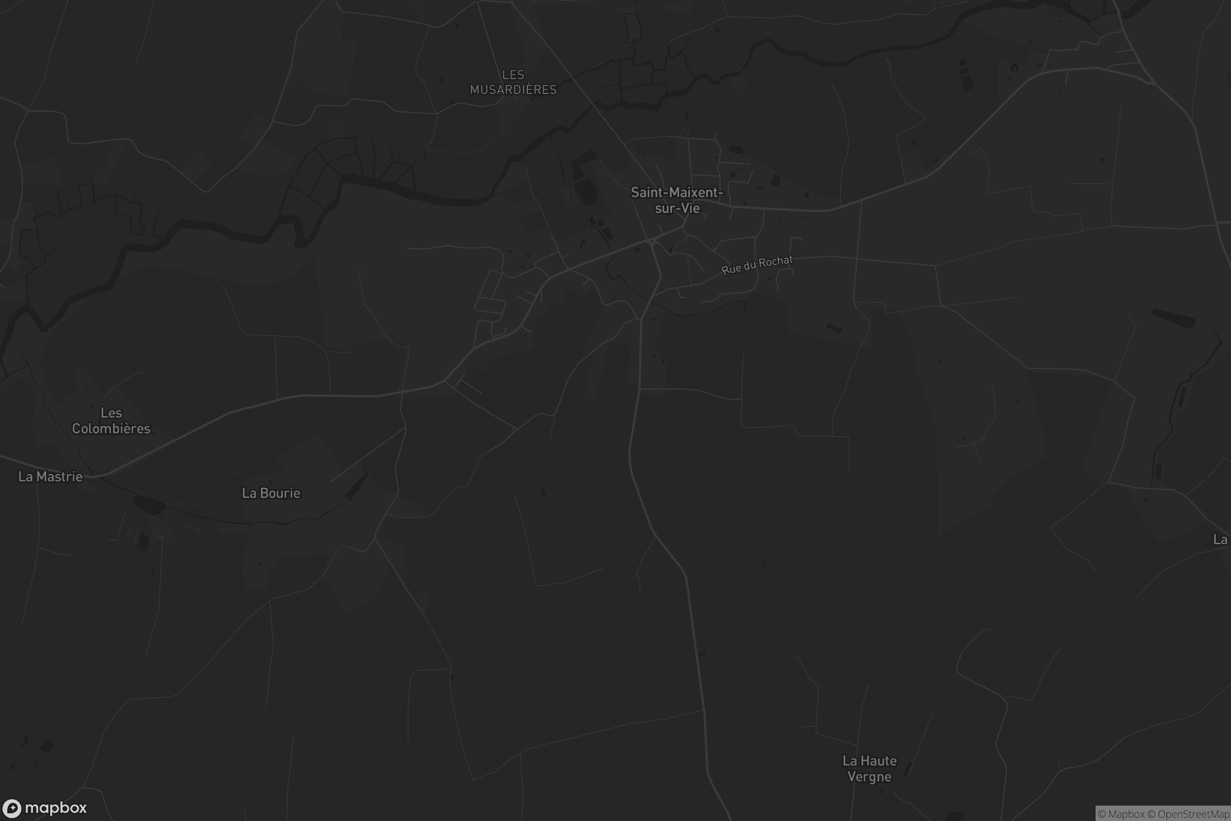 Carte de Saint-Maixent-sur-Vie