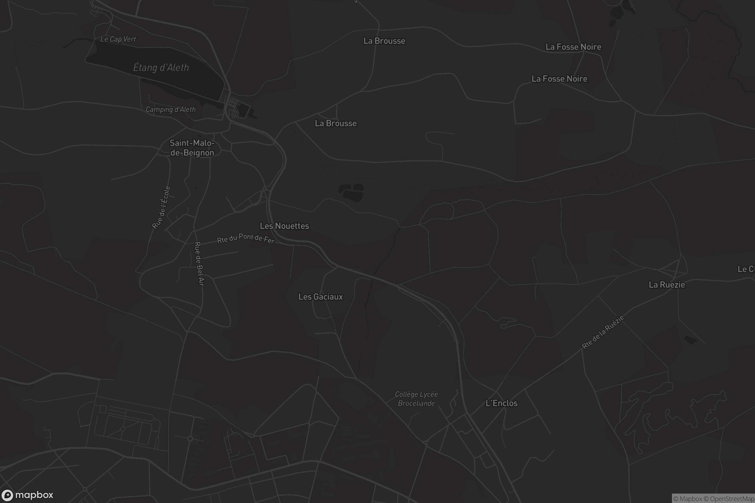 Carte de Saint-Malo-de-Beignon