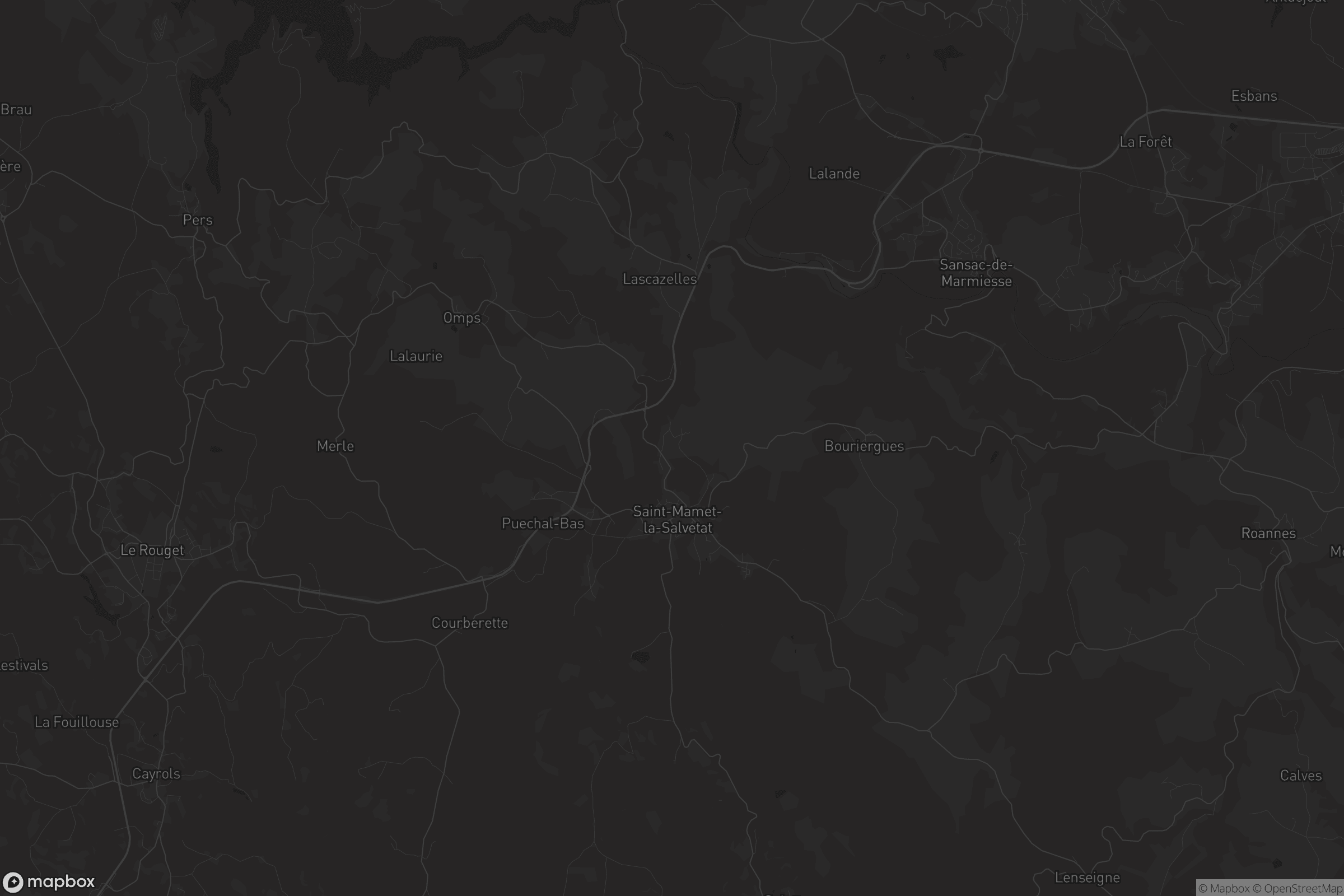 Carte de Saint-Mamet-la-Salvetat