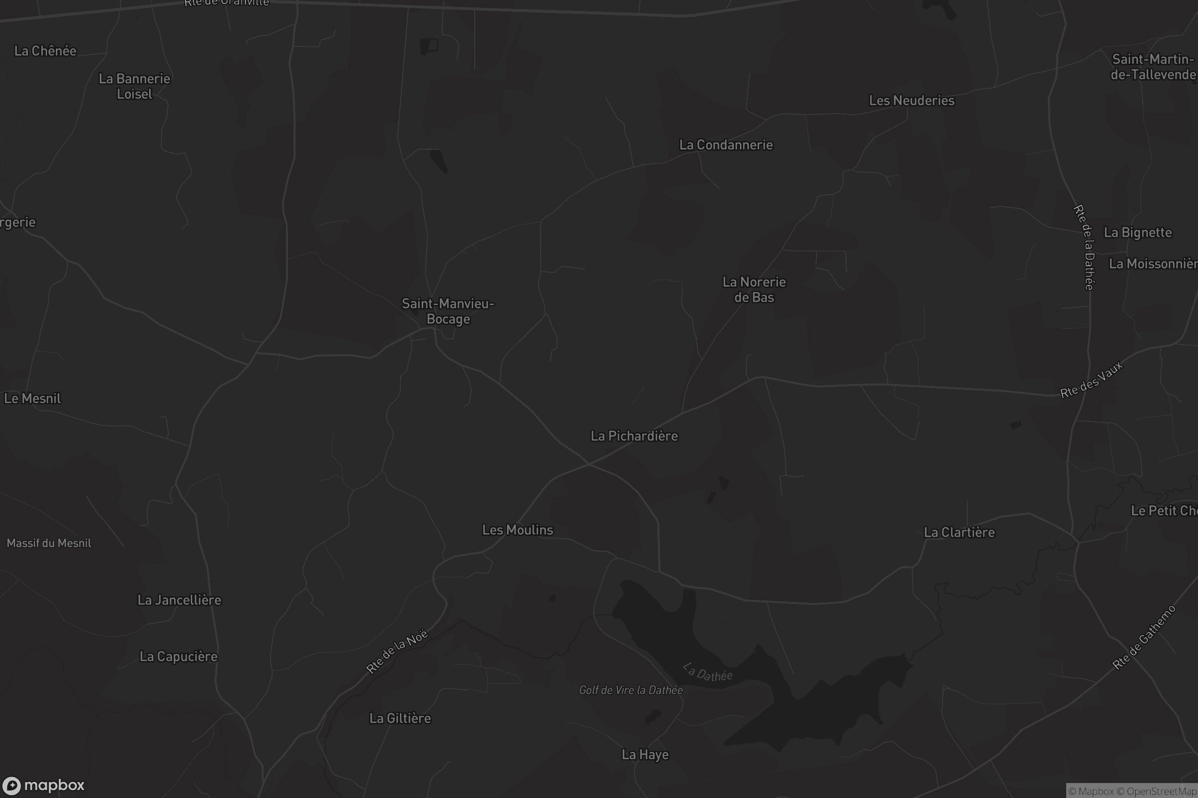 Carte de Saint-Manvieu-Bocage