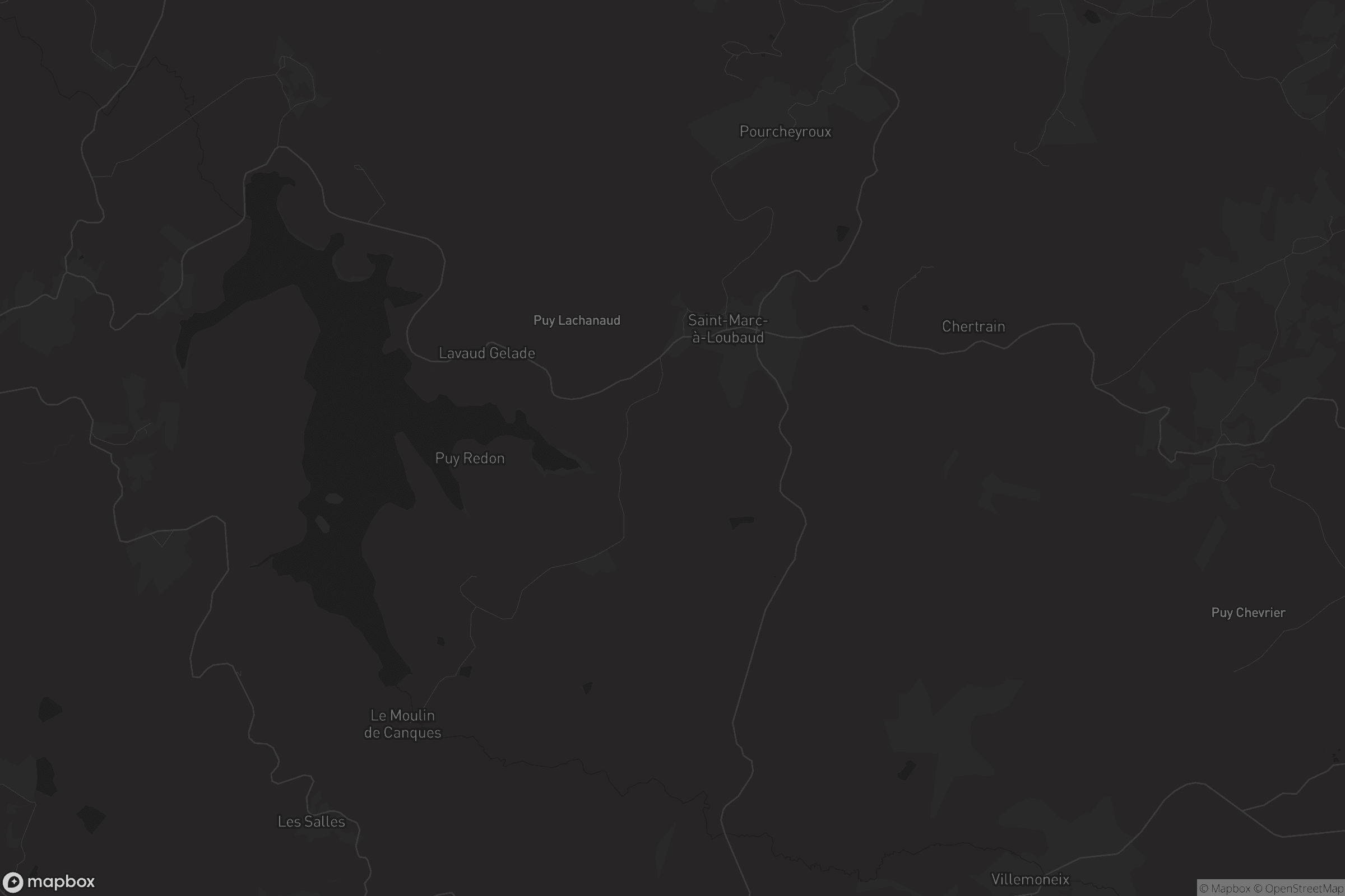 Carte de Saint-Marc-à-Loubaud