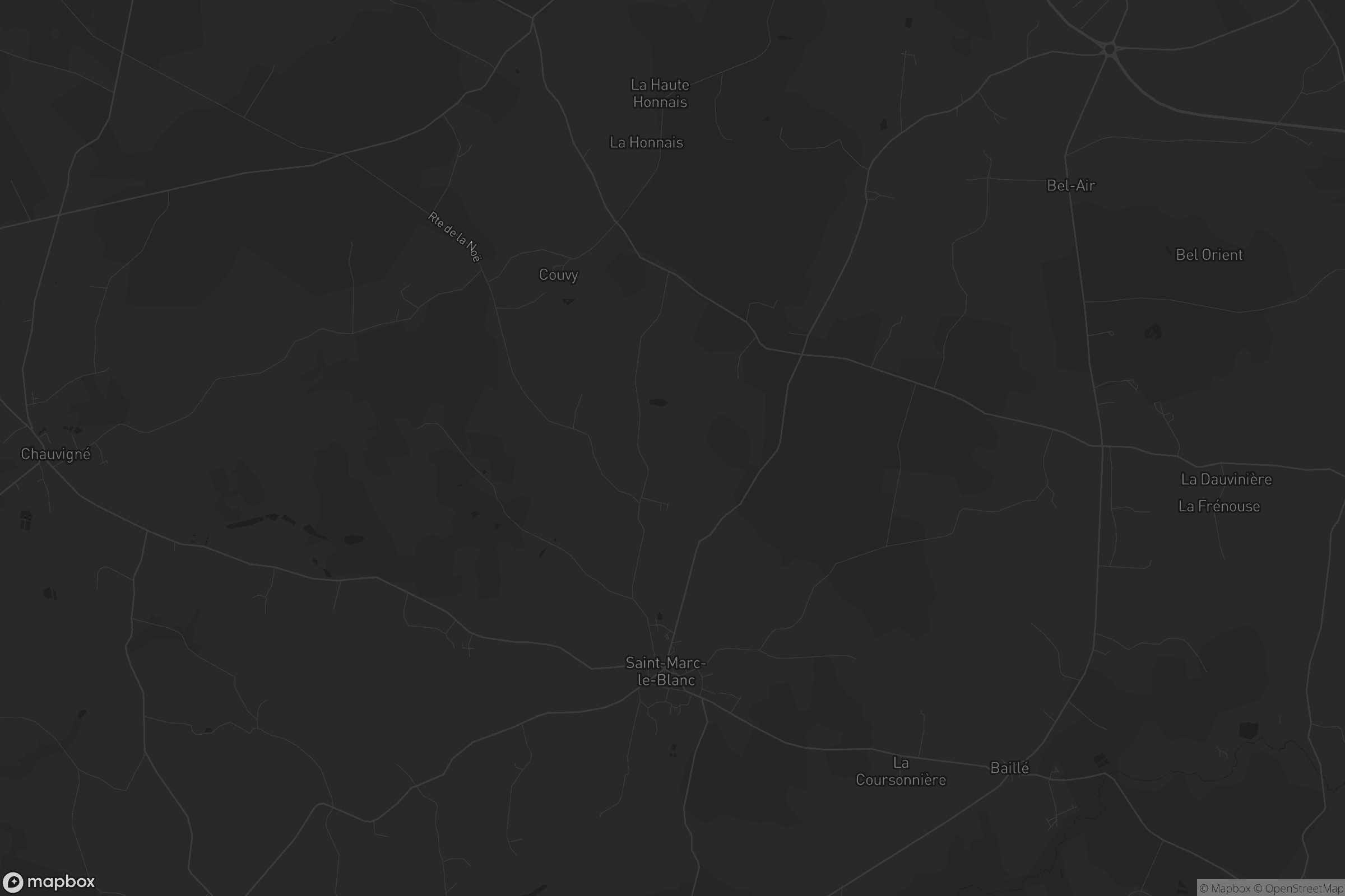 Carte de Saint-Marc-le-Blanc