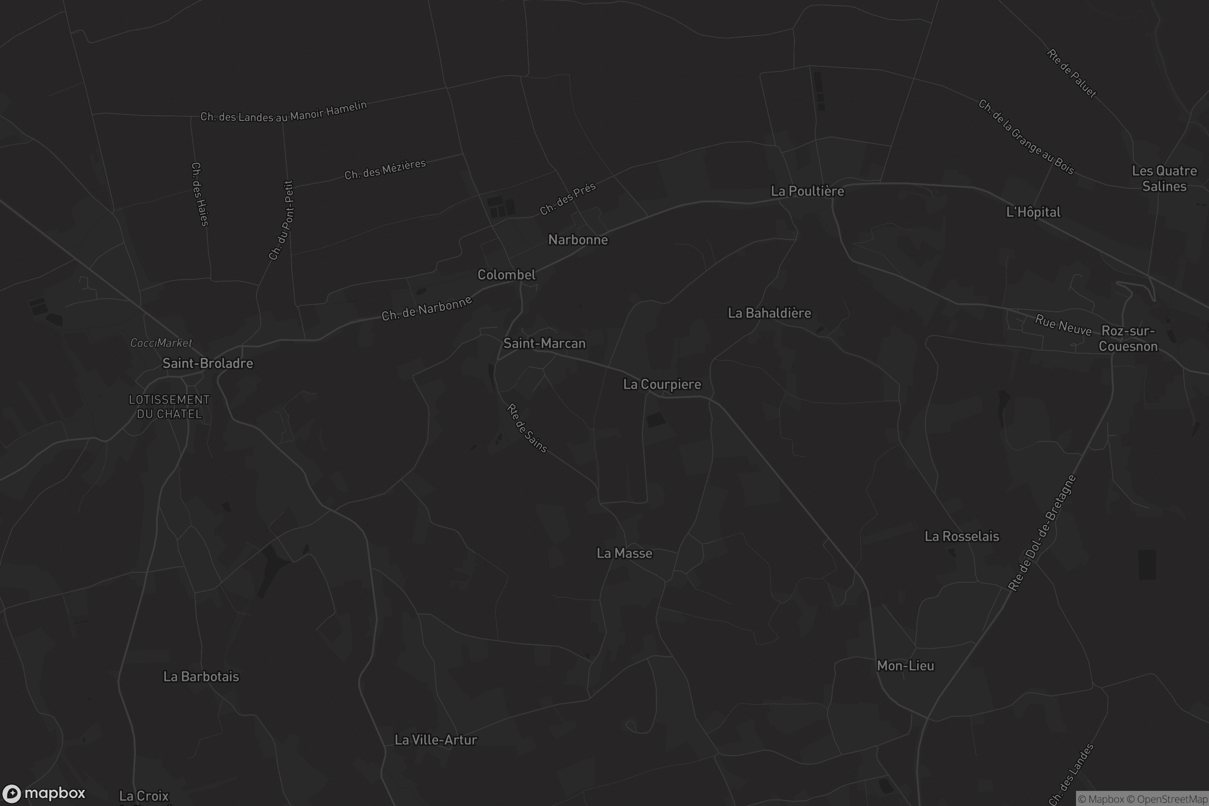 Carte de Saint-Marcan