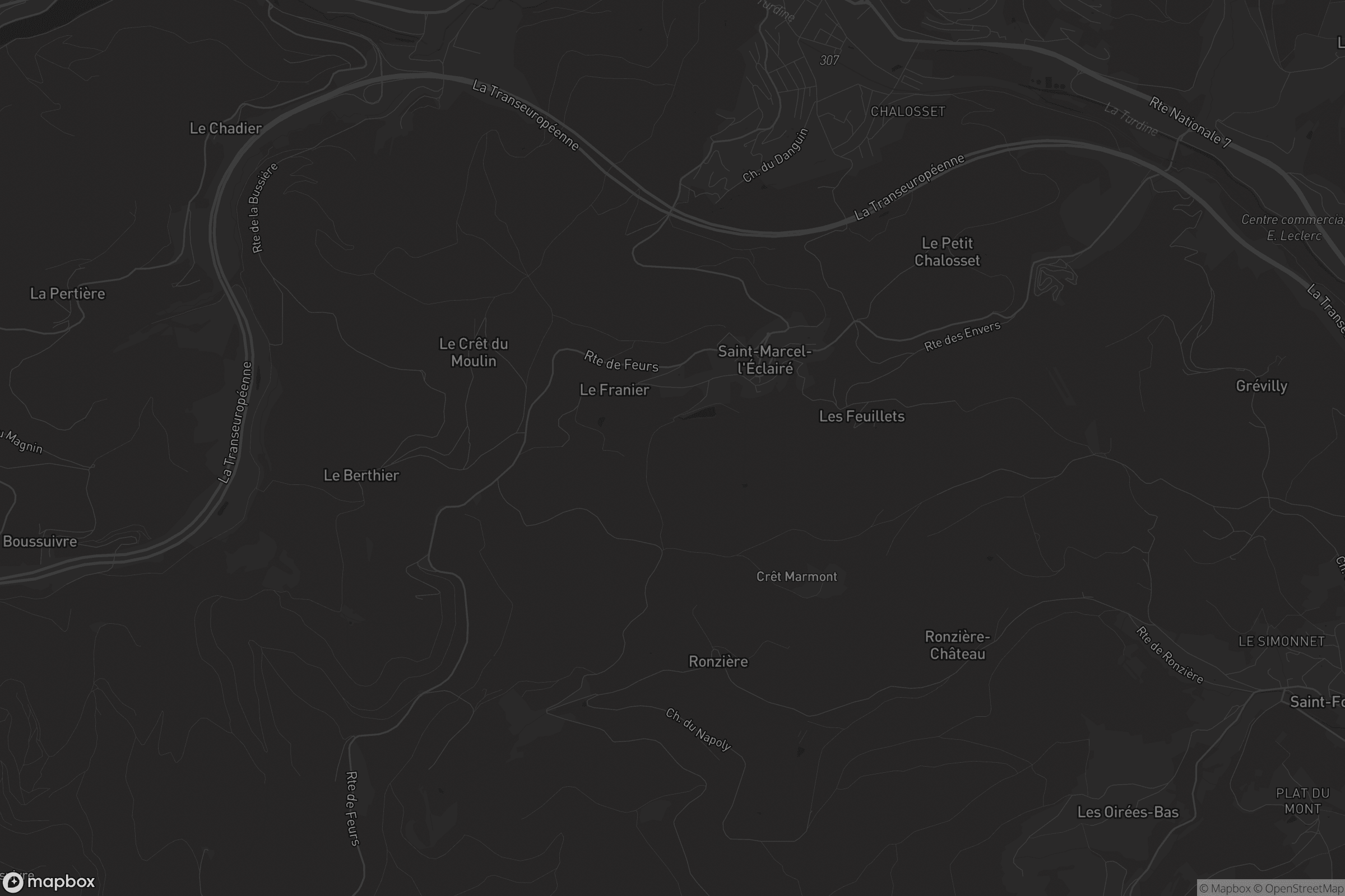 Carte de Saint-Marcel-l'Éclairé