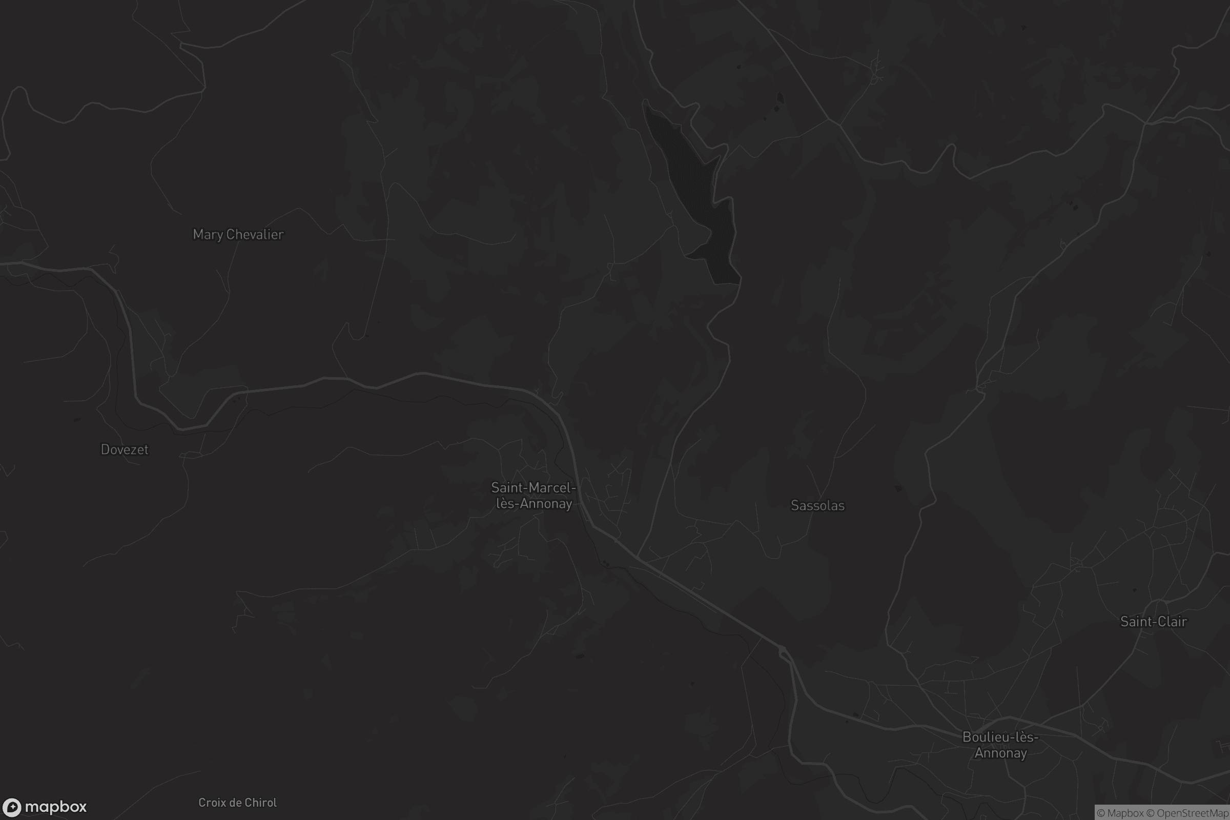 Carte de Saint-Marcel-lès-Annonay