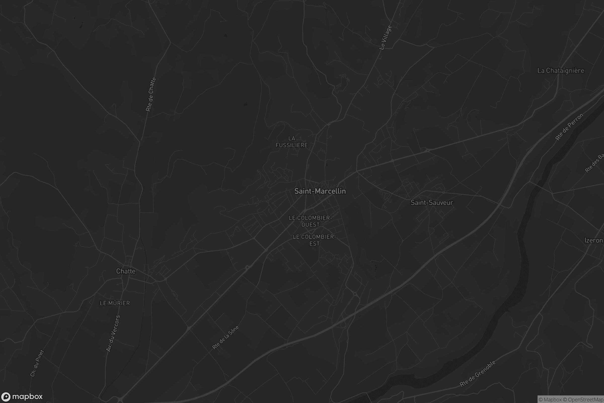 Carte de Saint-Marcellin