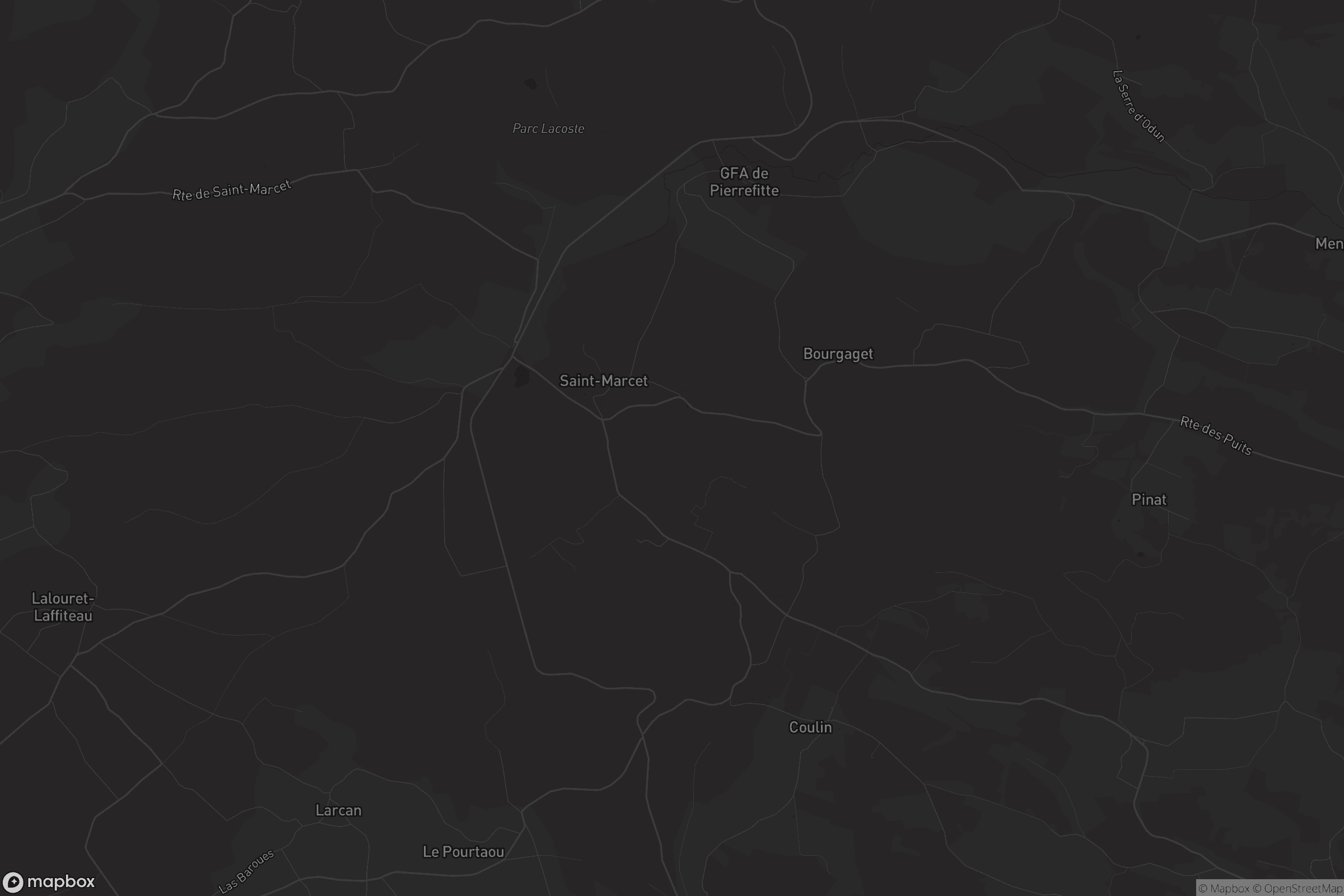 Carte de Saint-Marcet