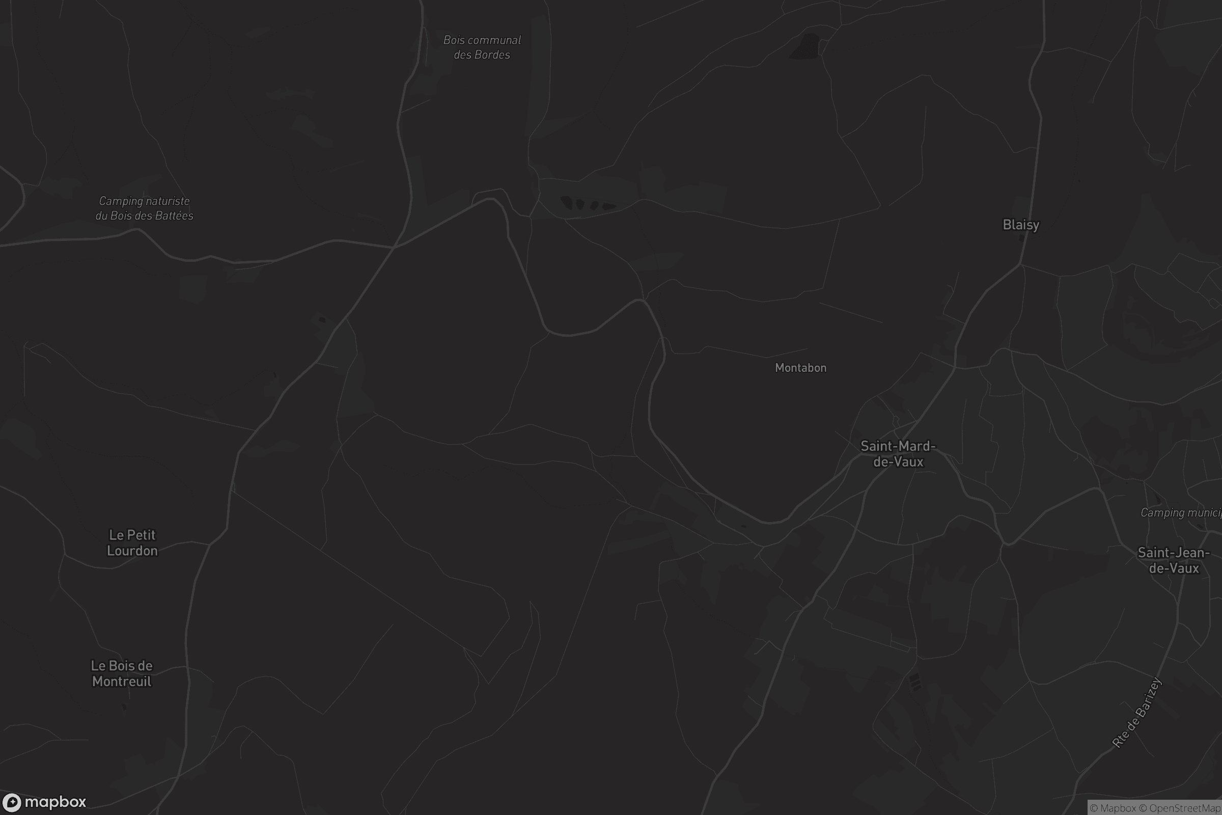 Carte de Saint-Mard-de-Vaux