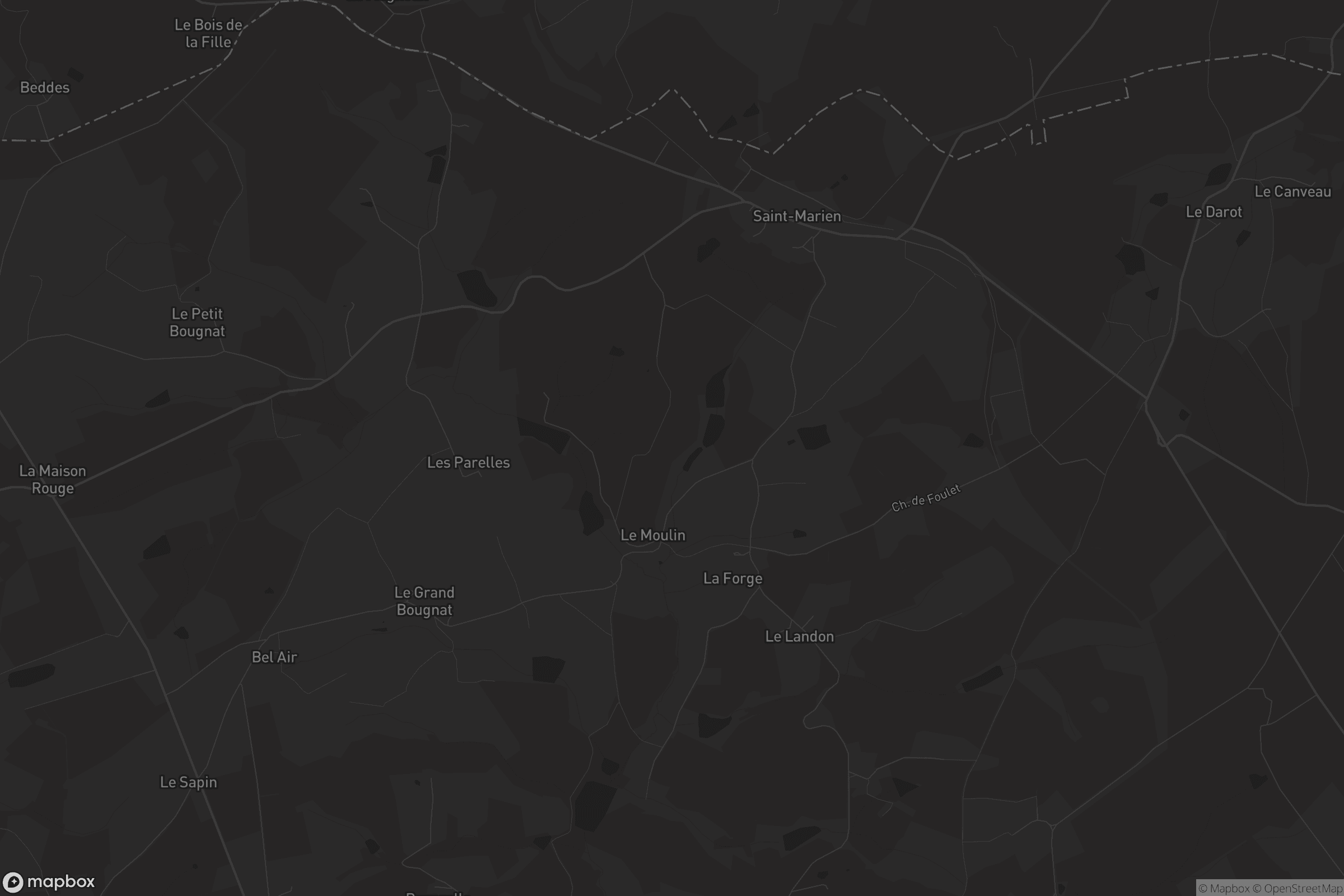 Carte de Saint-Marien