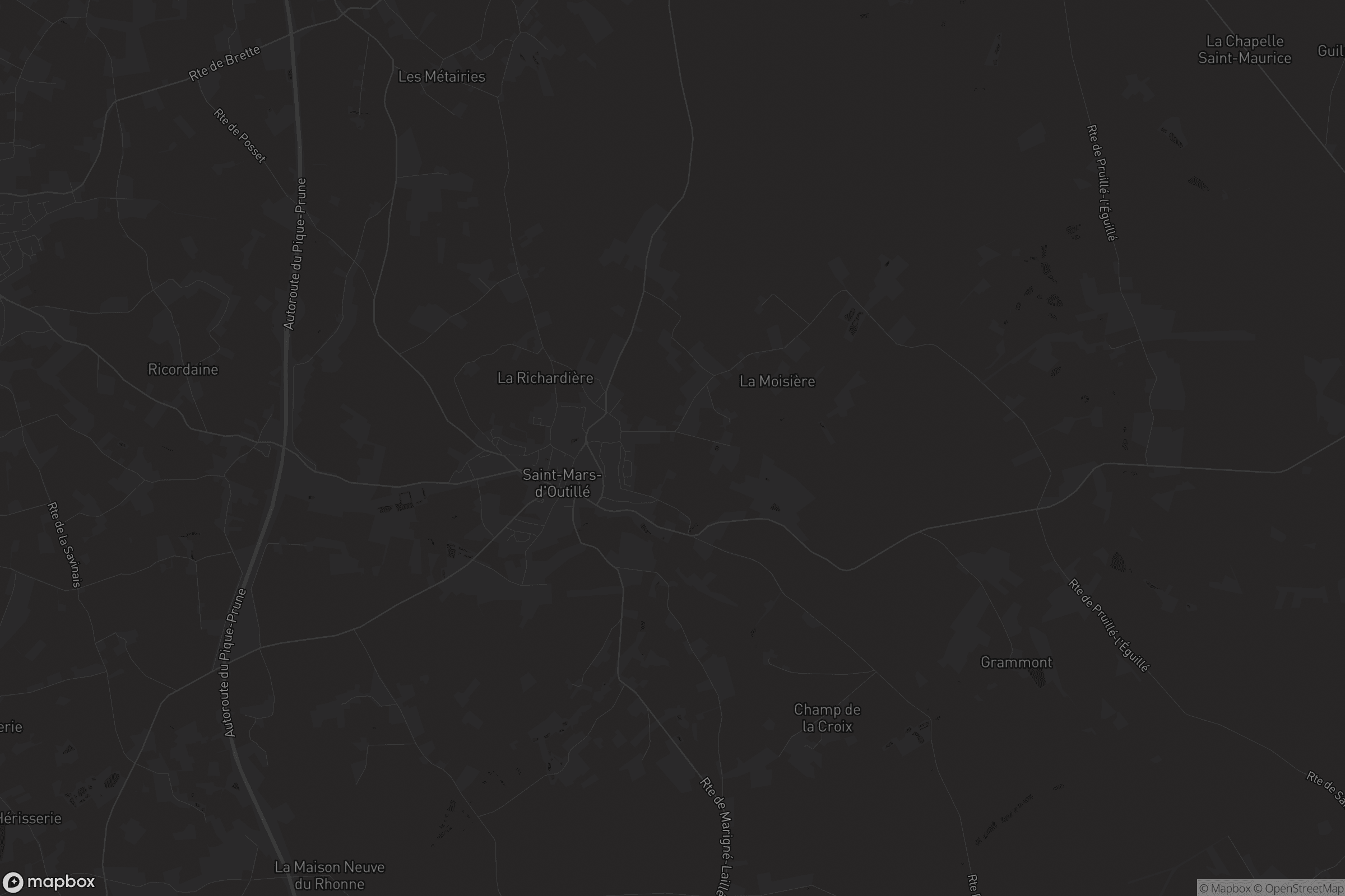 Carte de Saint-Mars-d'Outillé