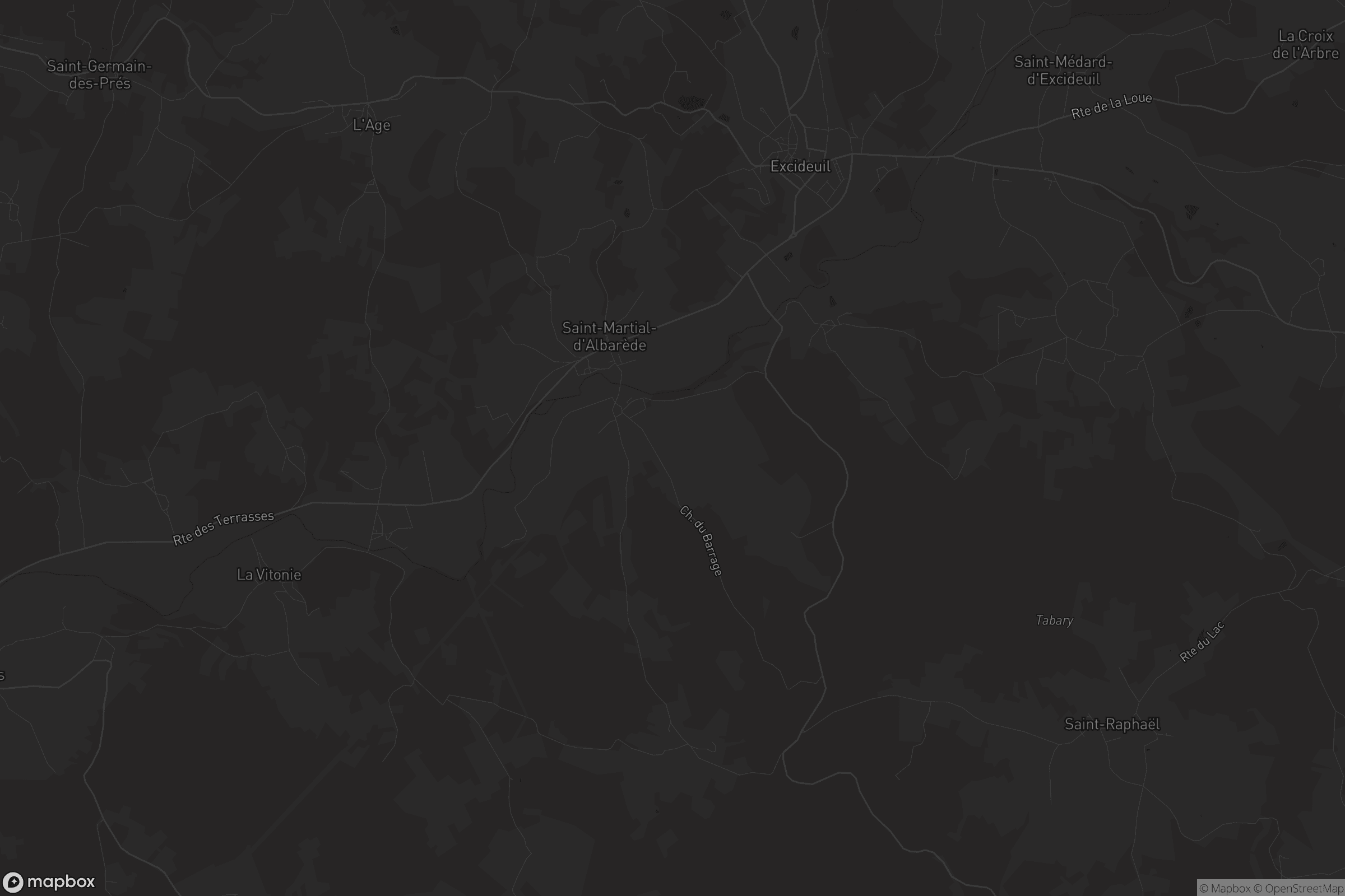 Carte de Saint-Martial-d'Albarède