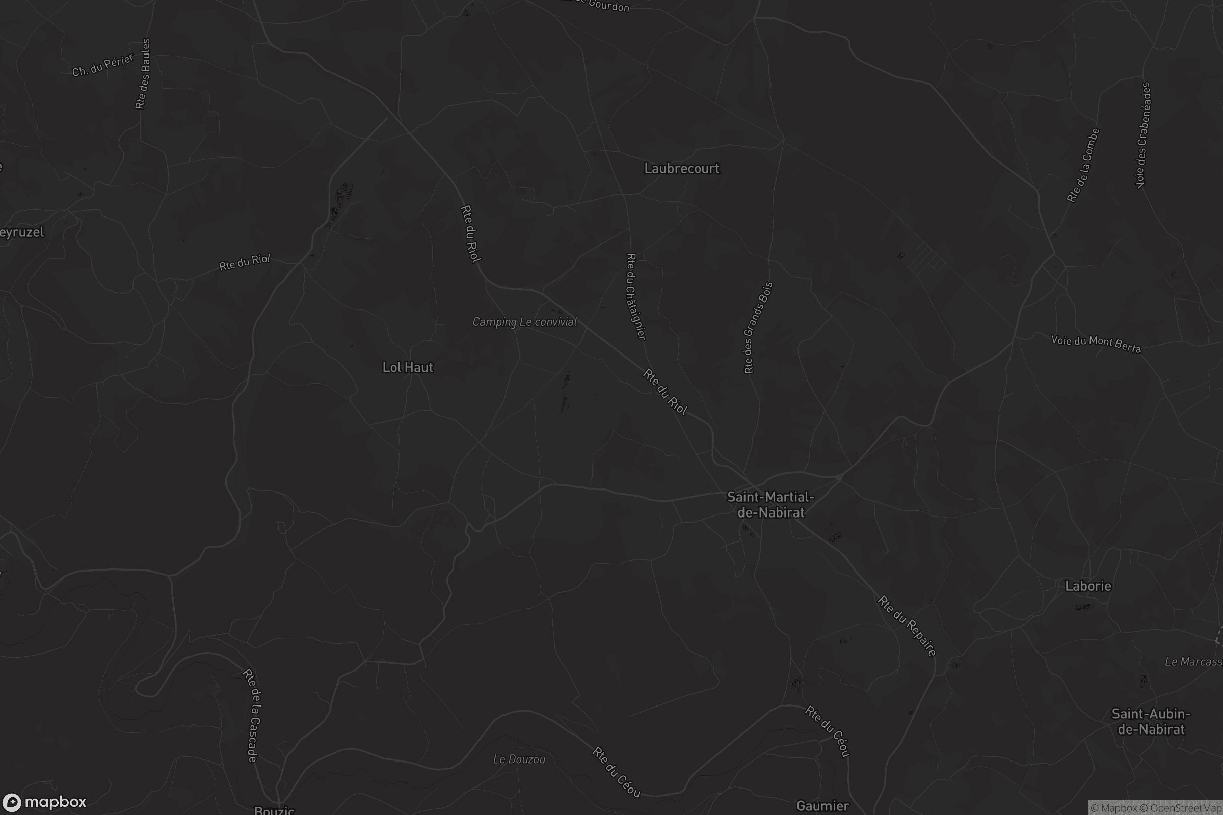 Carte de Saint-Martial-de-Nabirat