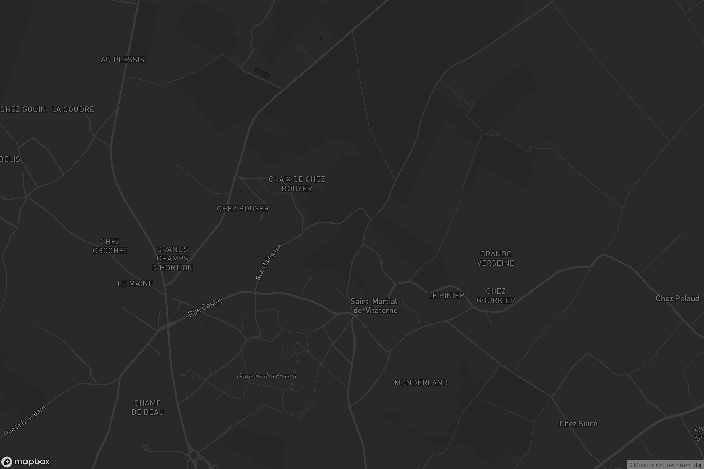 Carte de Saint-Martial-de-Vitaterne