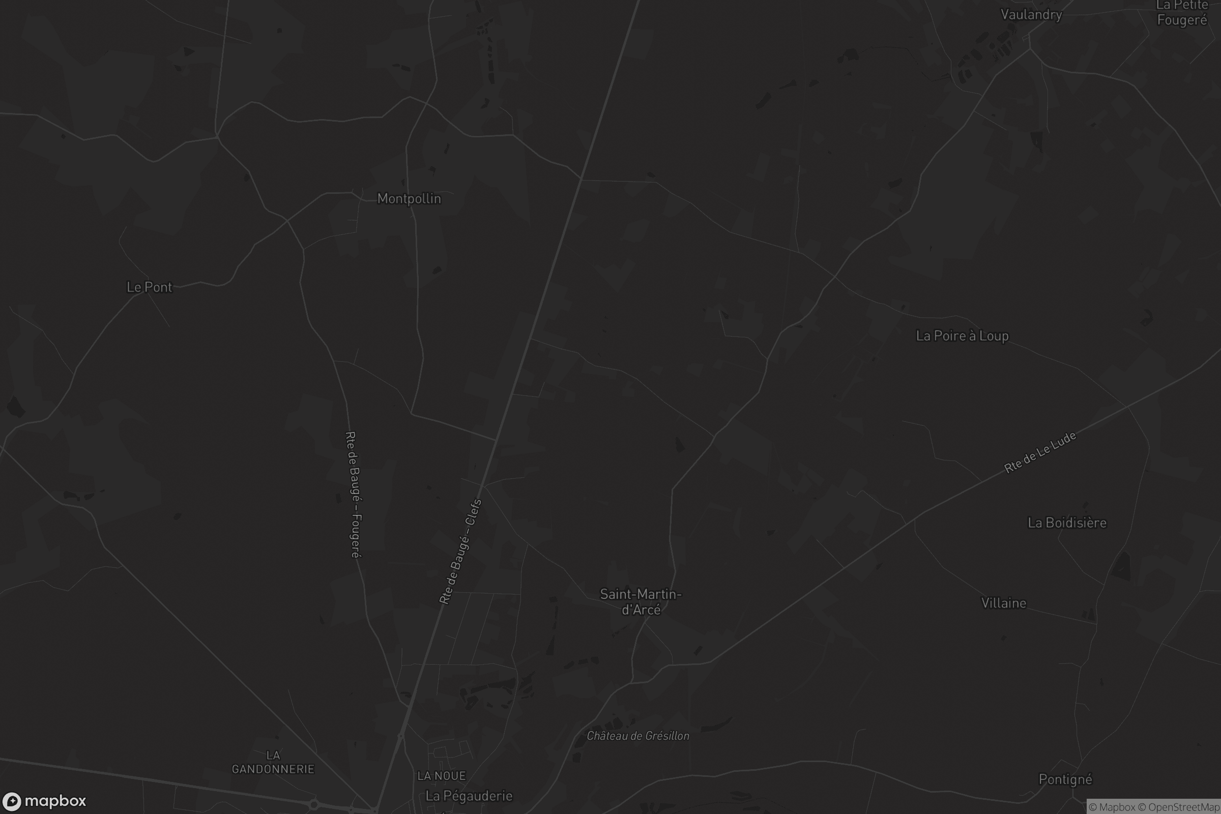 Carte de Saint-Martin-d'Arcé