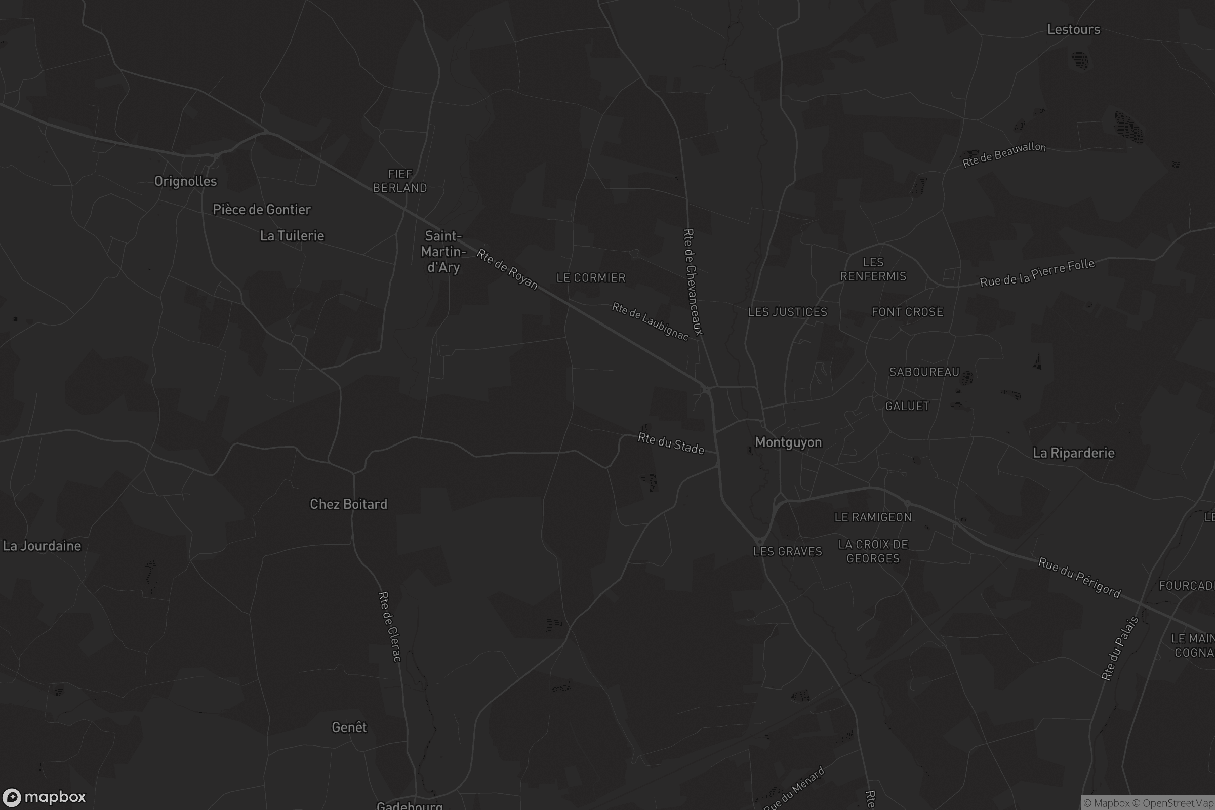 Carte de Saint-Martin-d'Ary