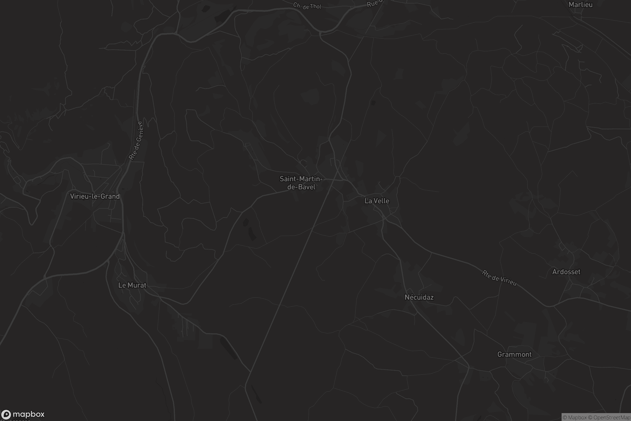 Carte de Saint-Martin-de-Bavel