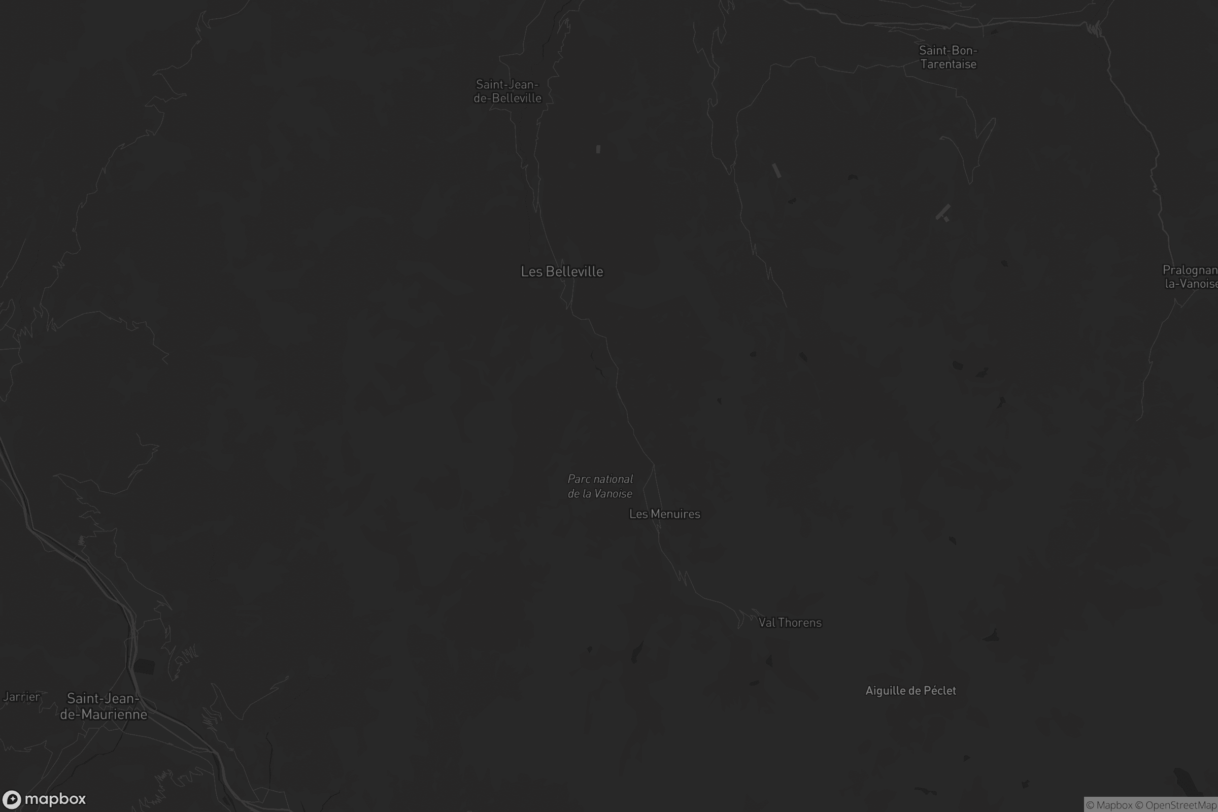 Carte de Saint-Martin-de-Belleville