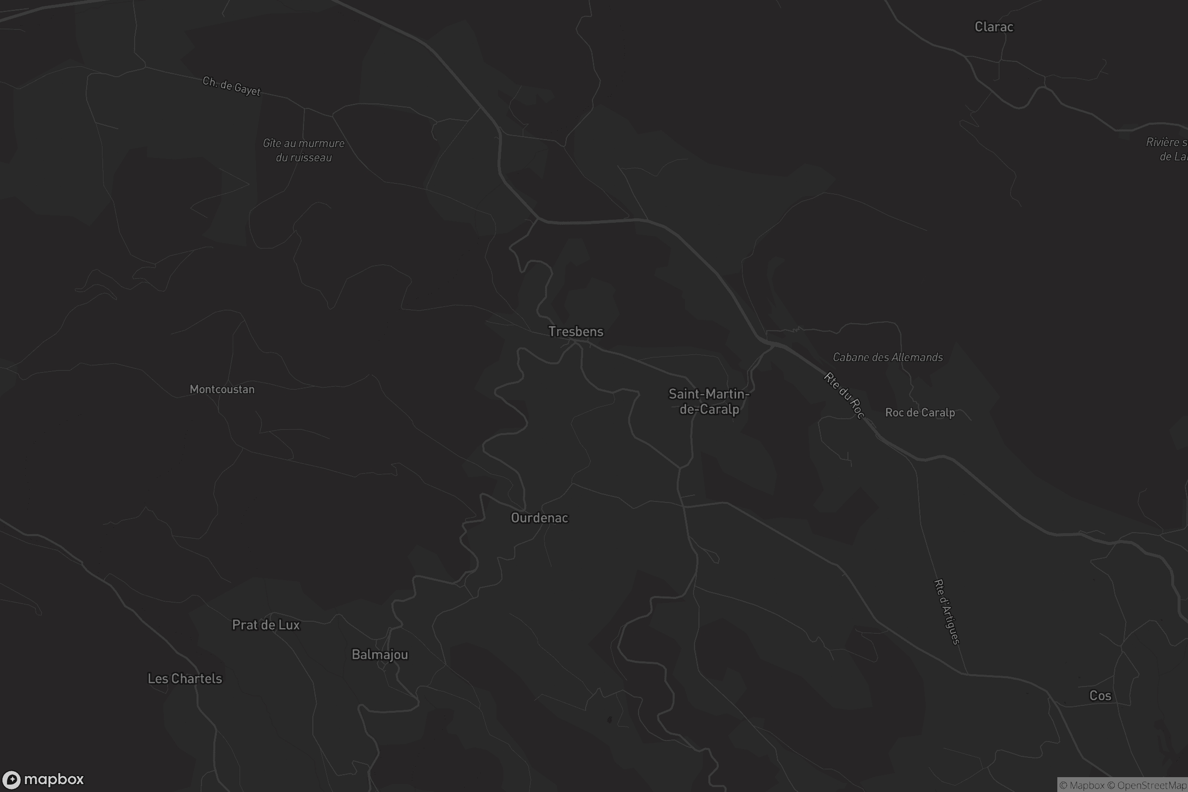 Carte de Saint-Martin-de-Caralp