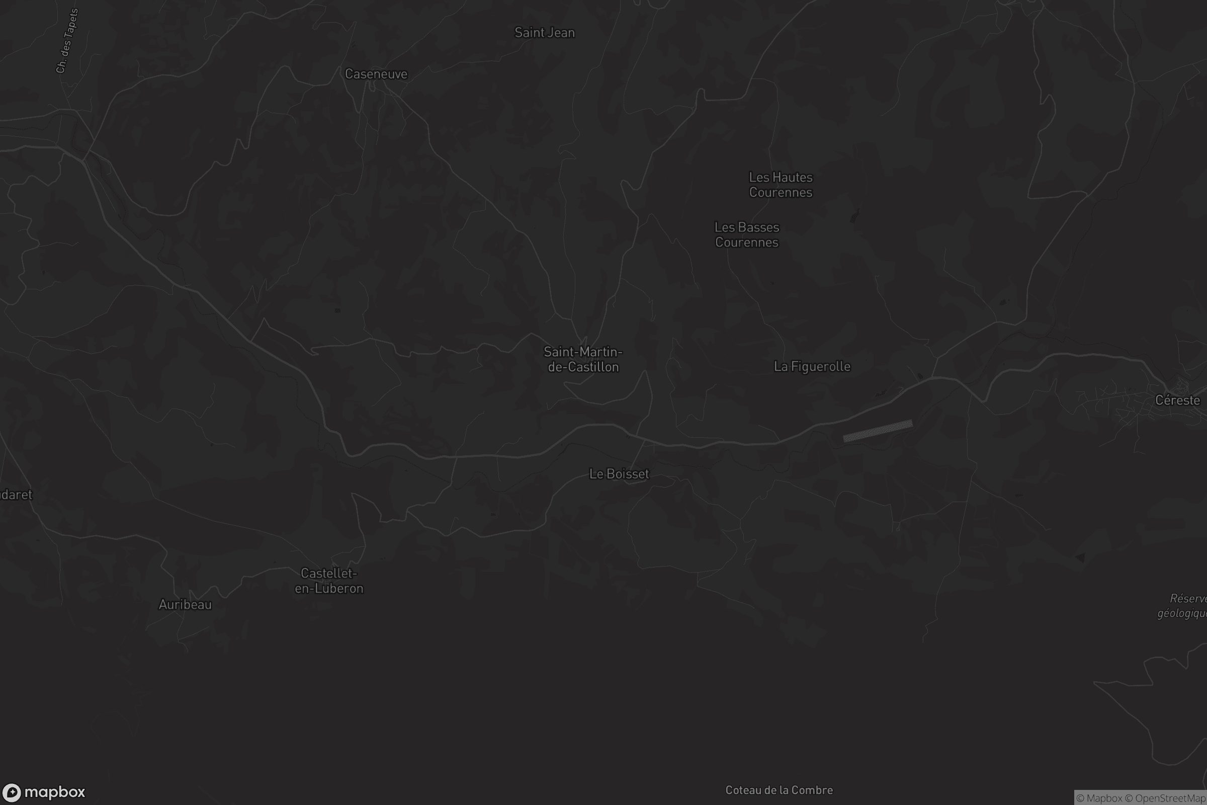 Carte de Saint-Martin-de-Castillon