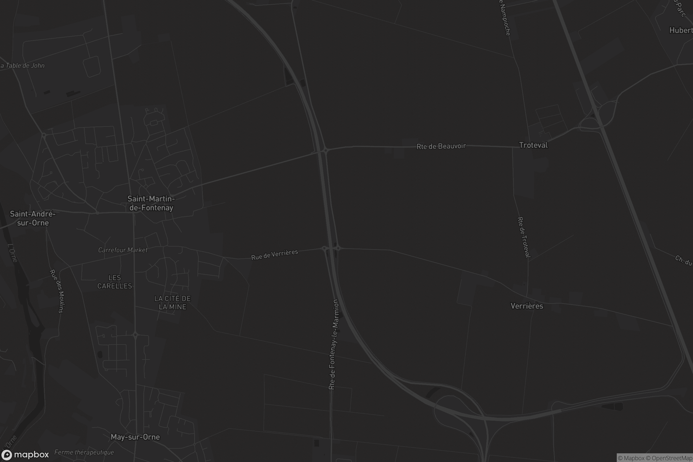 Carte de Saint-Martin-de-Fontenay