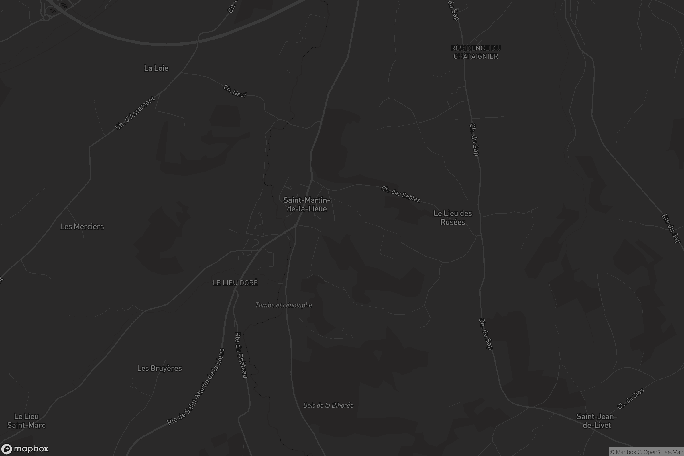 Carte de Saint-Martin-de-la-Lieue