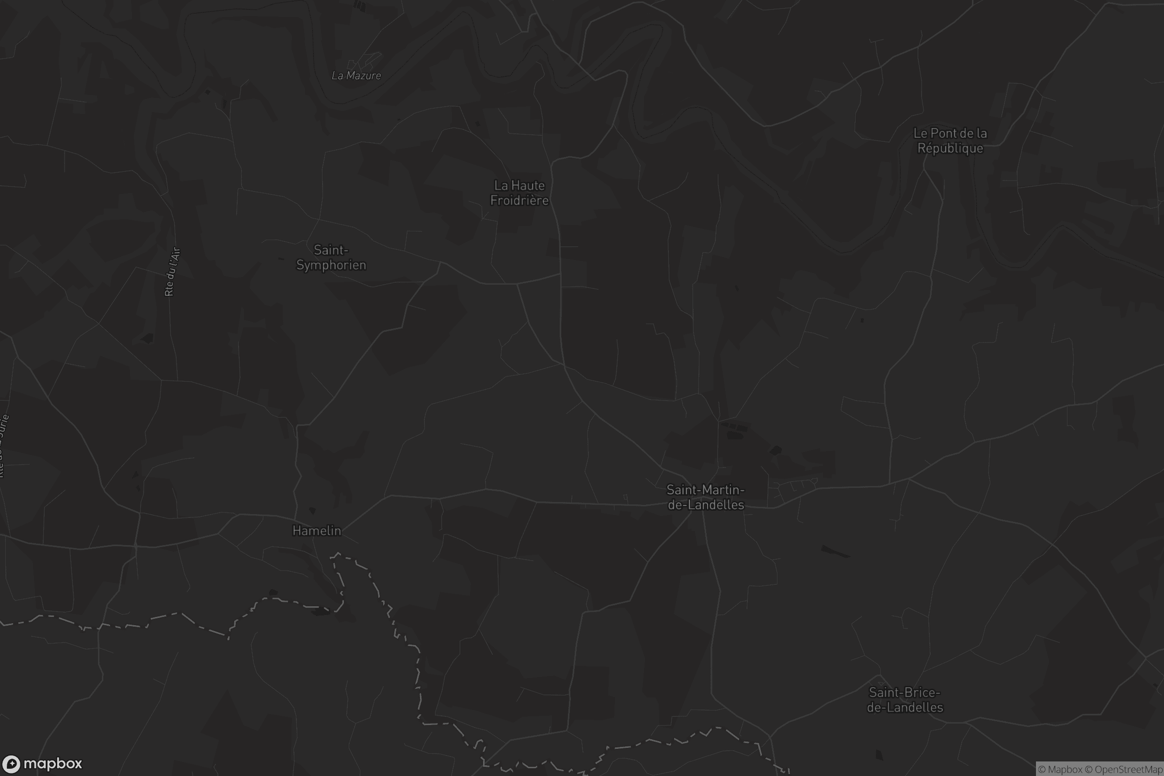 Carte de Saint-Martin-de-Landelles