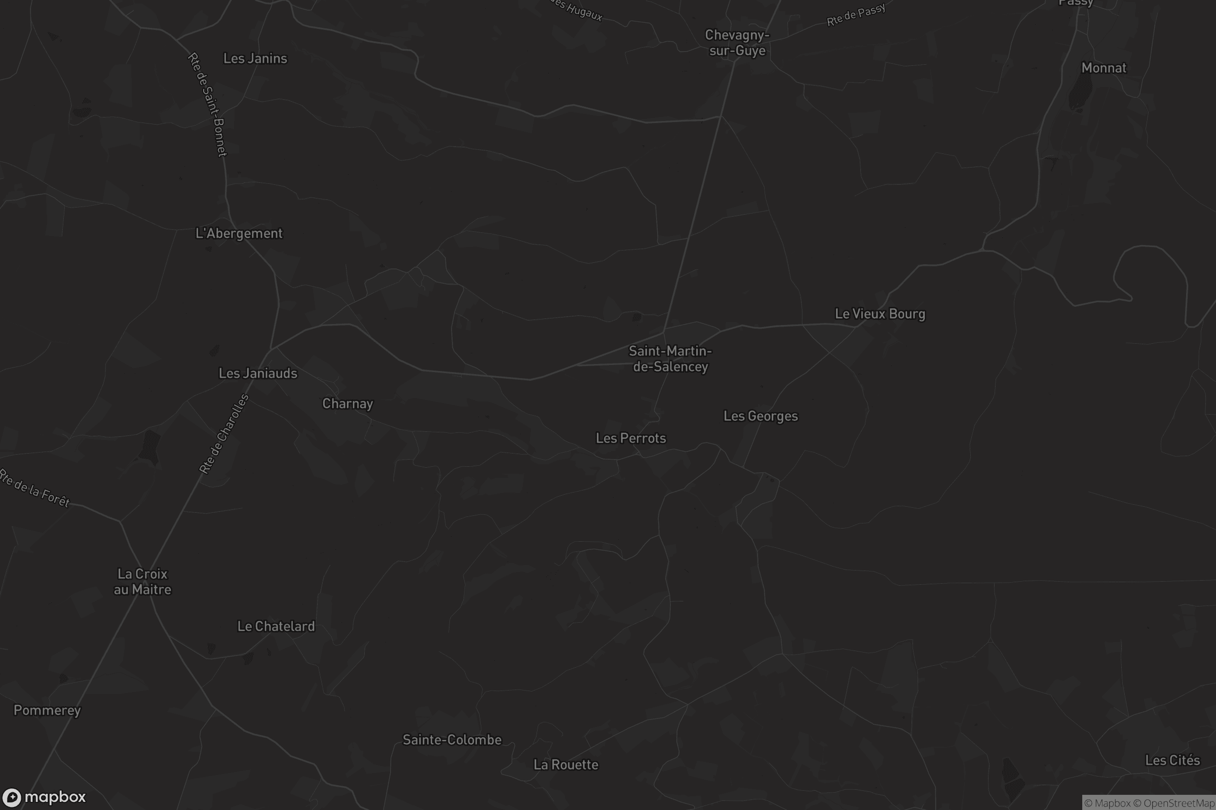 Carte de Saint-Martin-de-Salencey