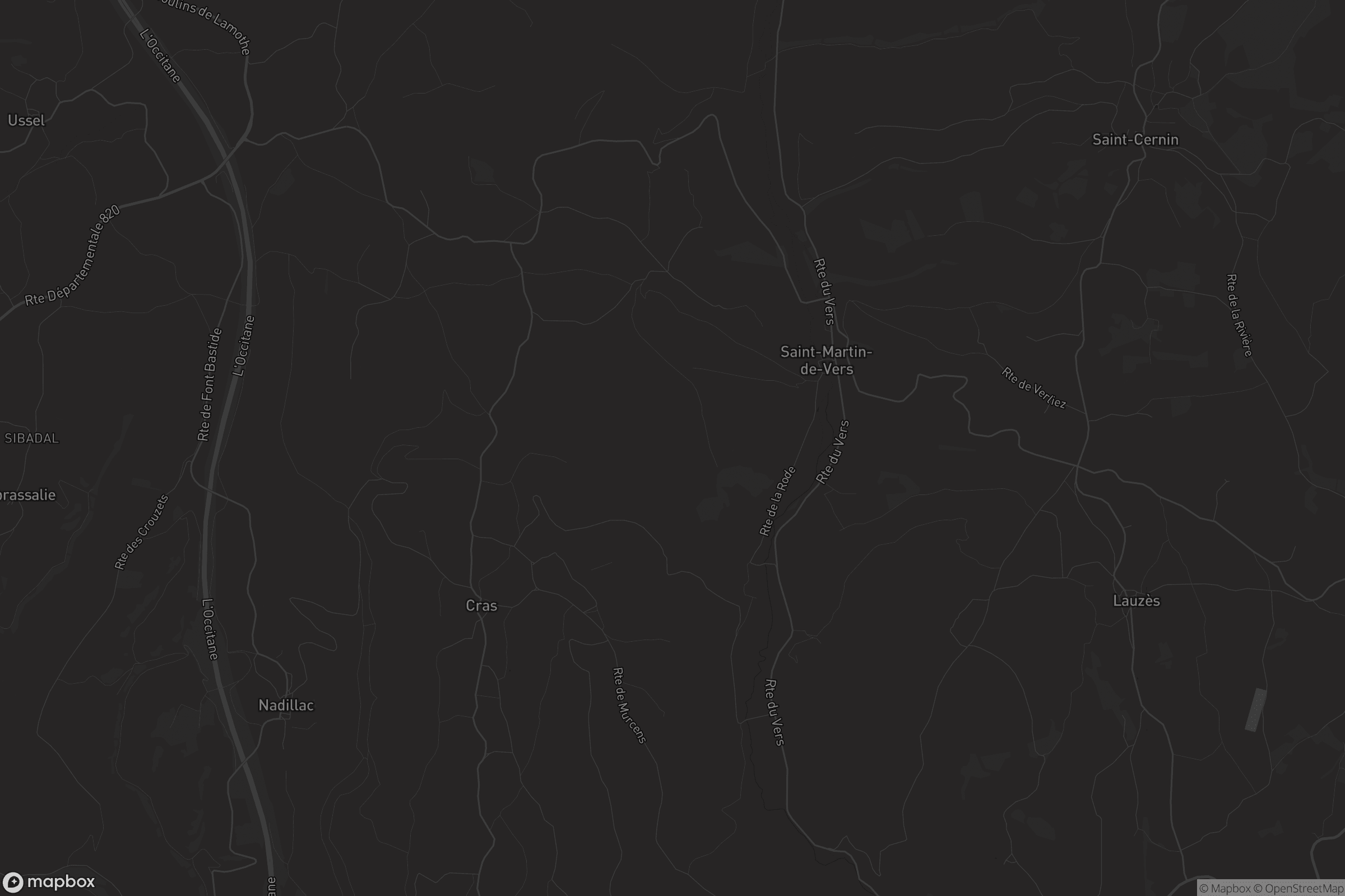 Carte de Saint-Martin-de-Vers