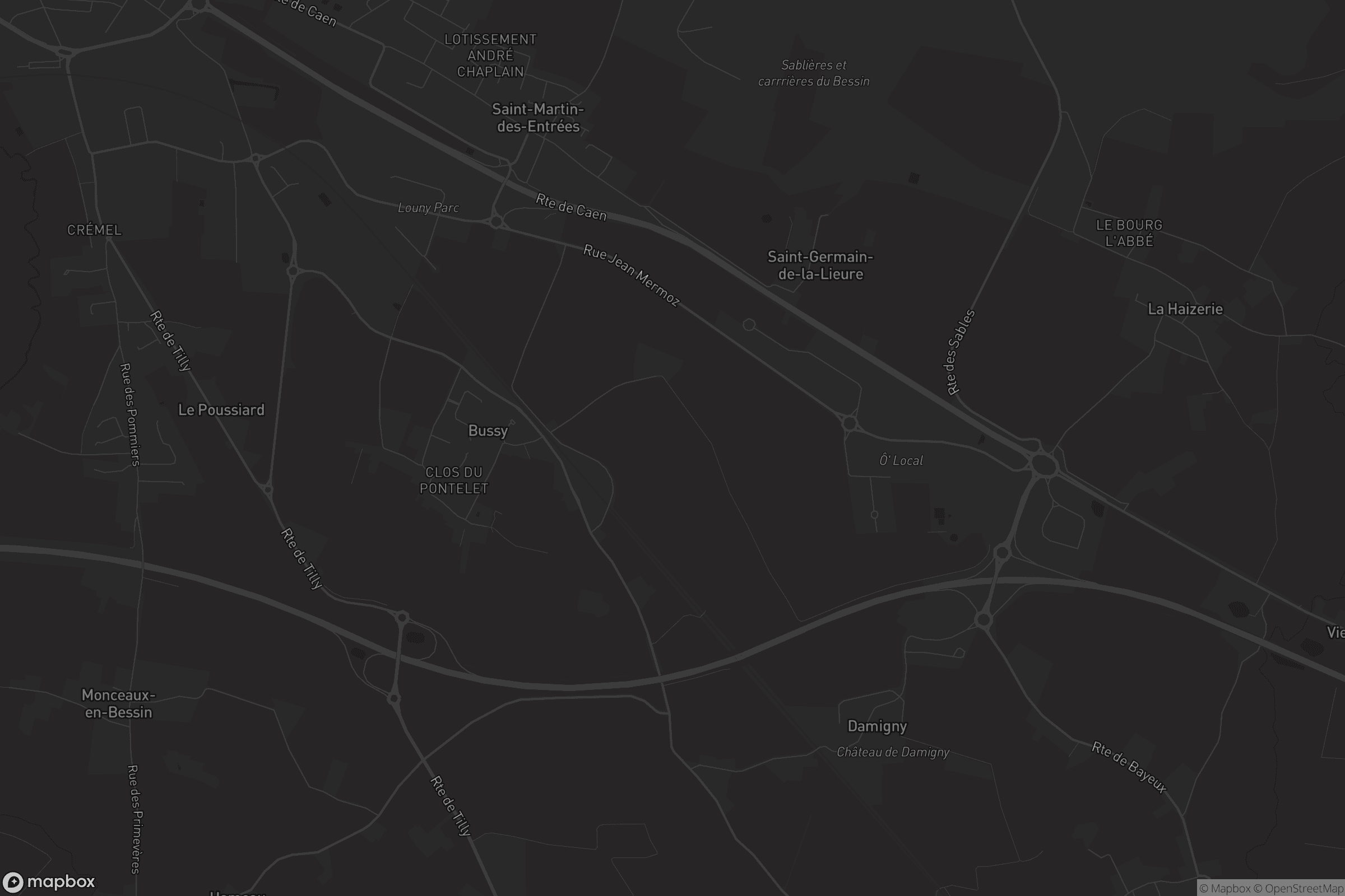 Carte de Saint-Martin-des-Entrées